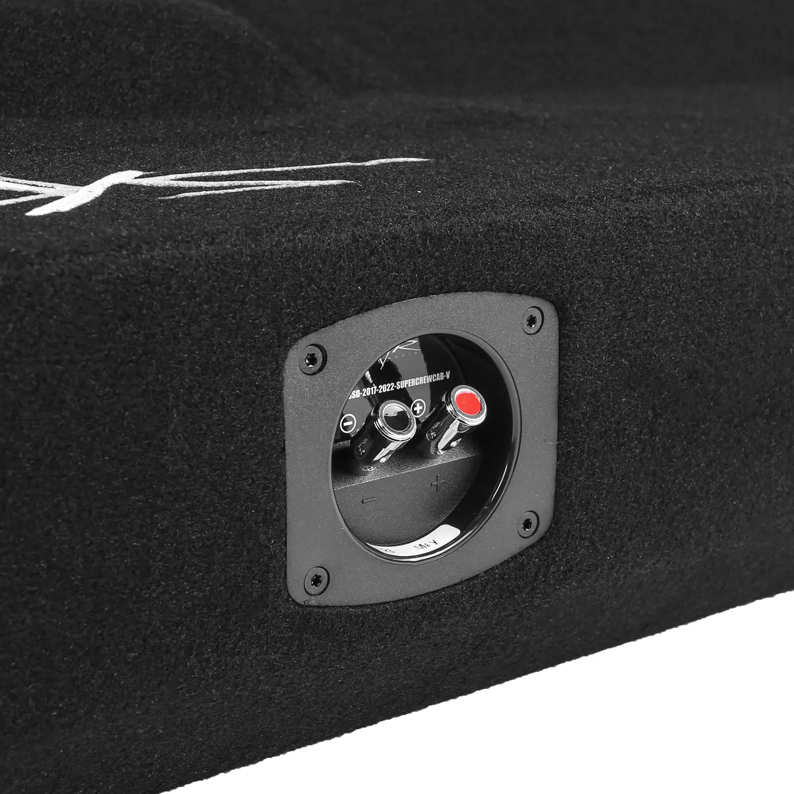 2017-2025 Ford Super Duty (F-250/350/450) SuperCrew Cab Compatible Dual 8" Ported Subwoofer Enclosure #7