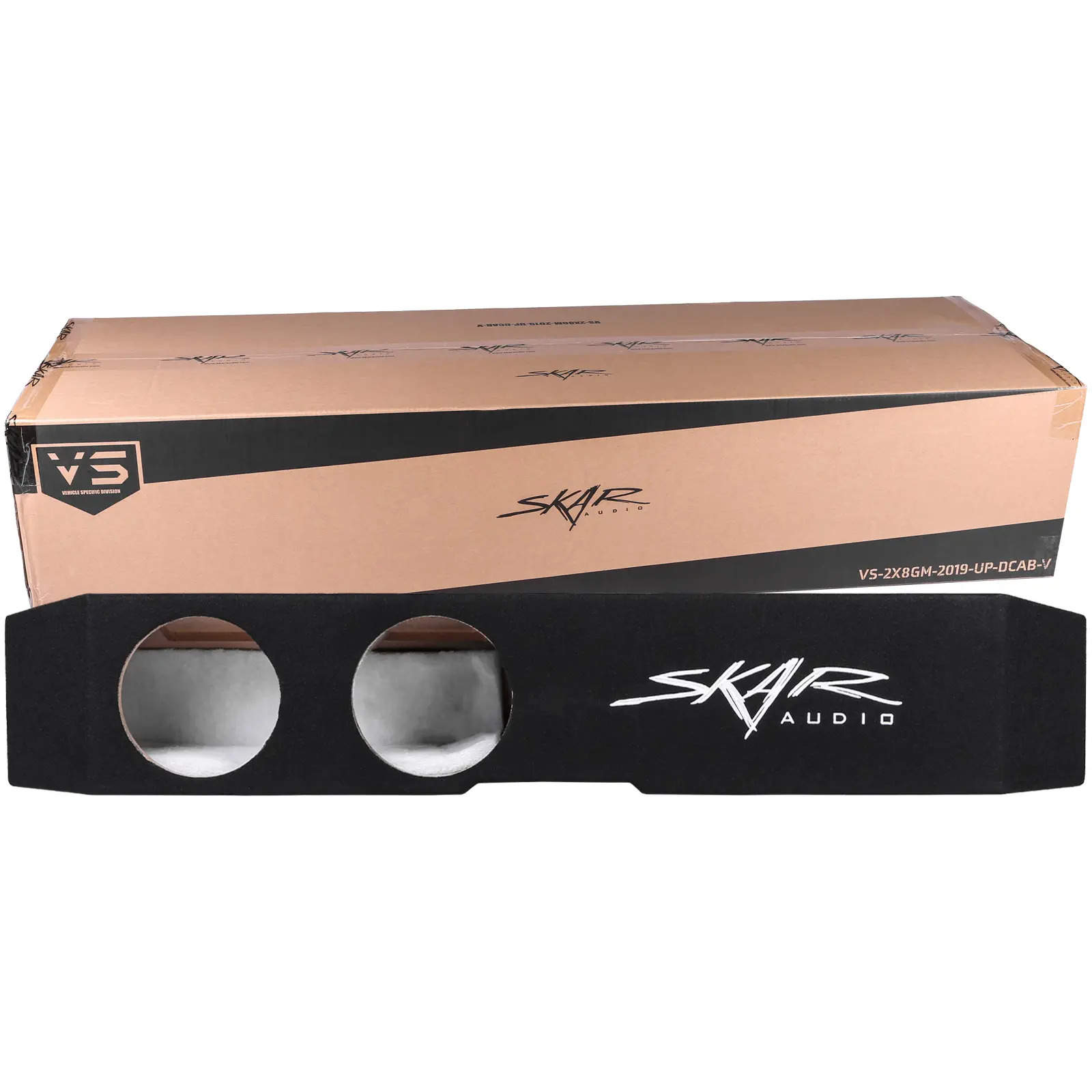 2019-2025 Chevy Silverado & GMC Sierra Double Cab Compatible Dual 8" Ported Subwoofer Enclosure #8