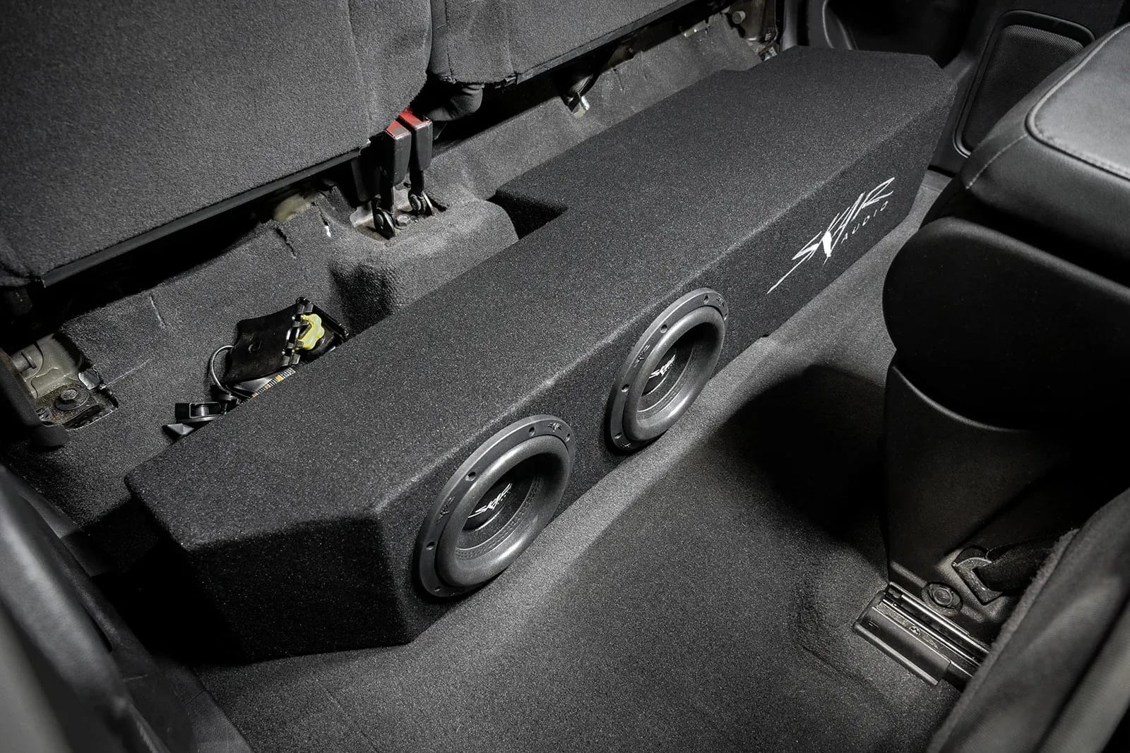 2019-2025 Chevy Silverado & GMC Sierra Double Cab Compatible Dual 8" Ported Subwoofer Enclosure #11