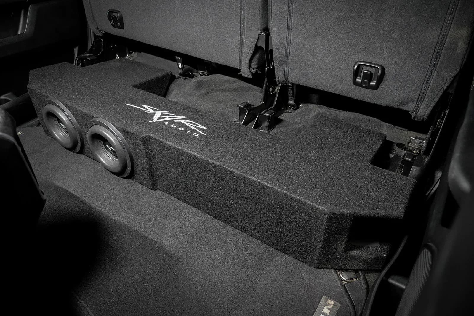 Featured Product Photo 11 for 2019-2025 Ram 1500 (5th Gen) Crew Cab Compatible Dual 8" Ported Subwoofer Enclosure