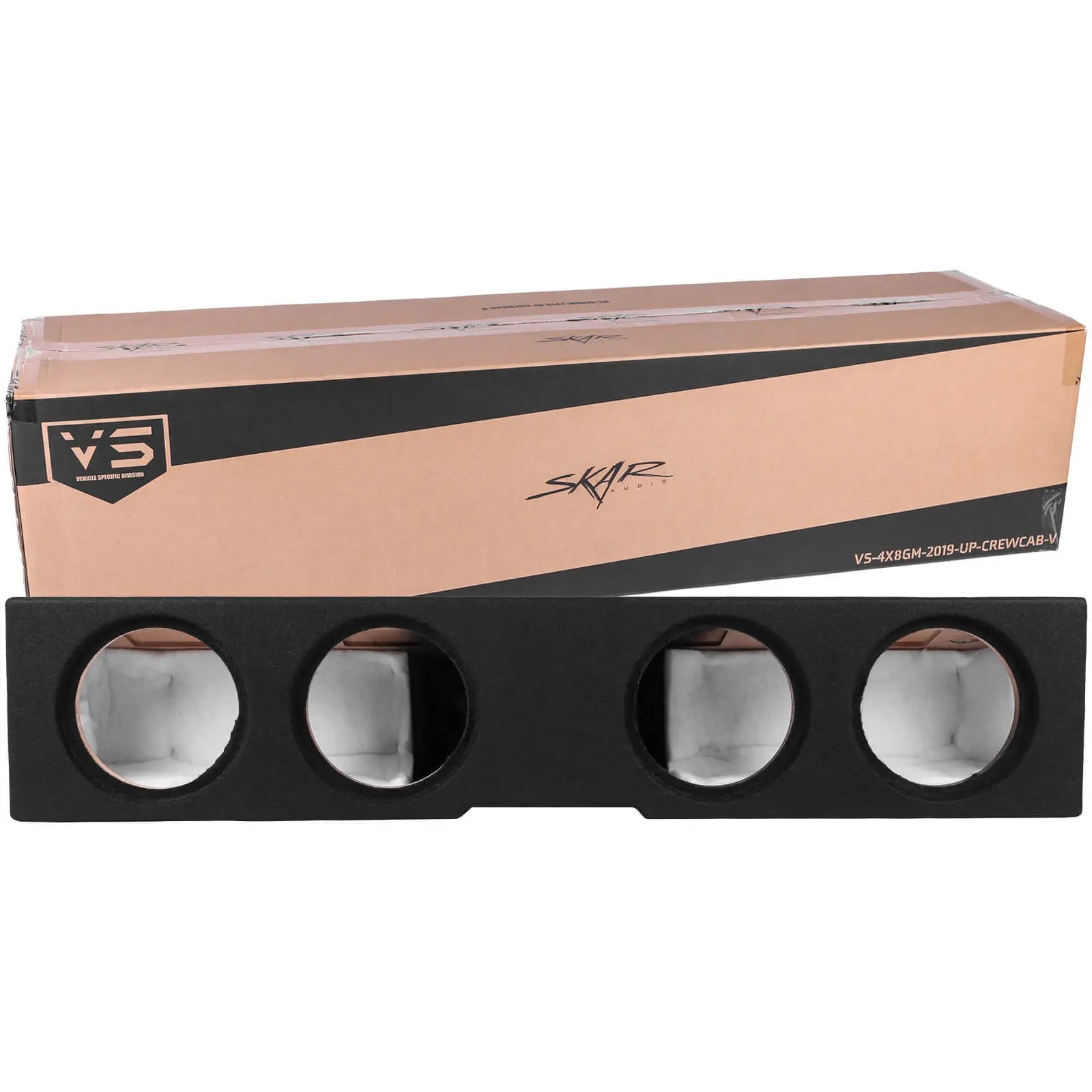 Featured Product Photo 7 for 2019-2025 Chevy Silverado & GMC Sierra Crew Cab Compatible Quad 8" Ported Subwoofer Enclosure