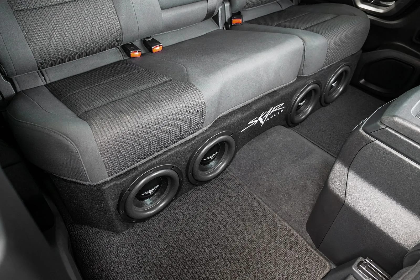 2004-2015 Nissan Titan Crew Cab Compatible Quad 8" Ported Subwoofer Enclosure #11