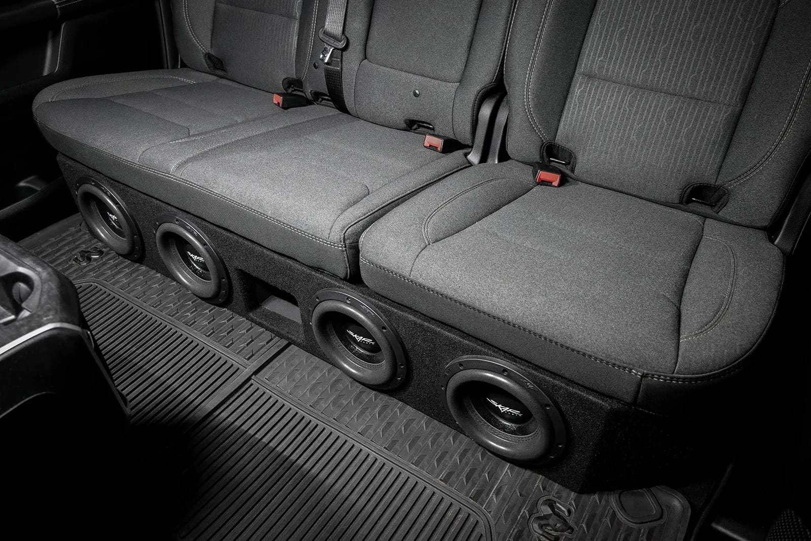 2019-2025 Ram 1500 (5th Gen) Crew Cab Compatible Quad 8" Ported Subwoofer Enclosure #9