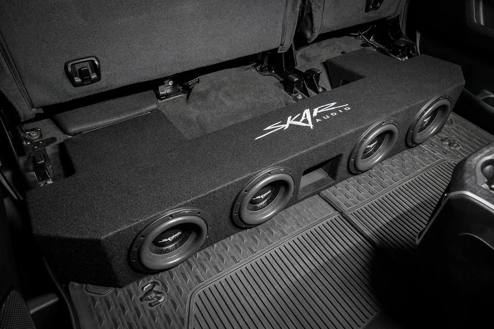 2019-2025 Ram 1500 (5th Gen) Crew Cab Compatible Quad 8" Ported Subwoofer Enclosure #10