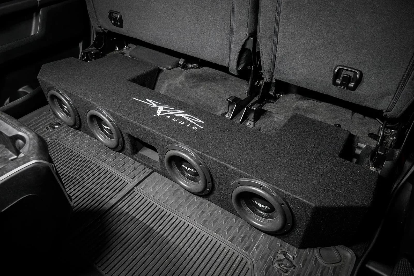 Featured Product Photo 10 for 2019-2025 Ram 1500 (5th Gen) Crew Cab Compatible Quad 8" Ported Subwoofer Enclosure