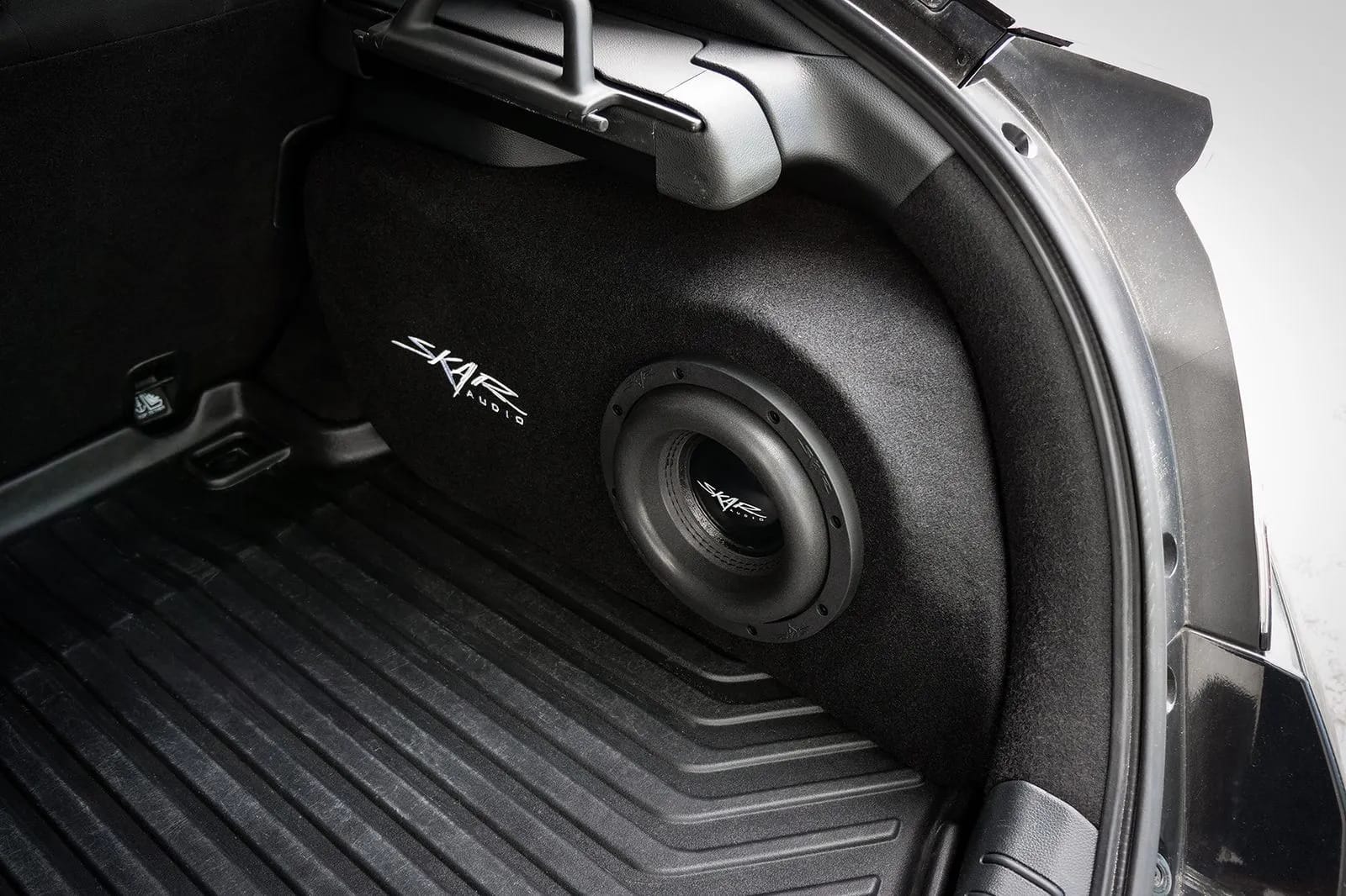 Single 8" 1,200W Max Power Loaded Subwoofer Enclosure Compatible with 2017-2021 Honda Civic Hatchback Sport Vehicles #9