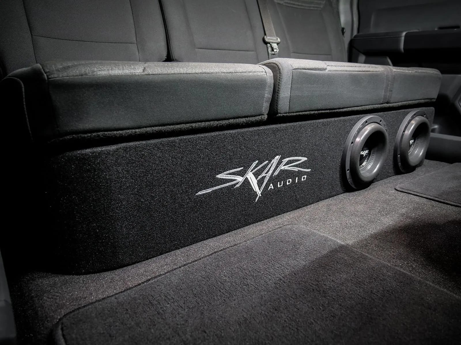 Dual 8" 2,400W Max Power Loaded Subwoofer Enclosure Compatible with 2015-2025 Ford F-150 Super Crew Cab Trucks #9