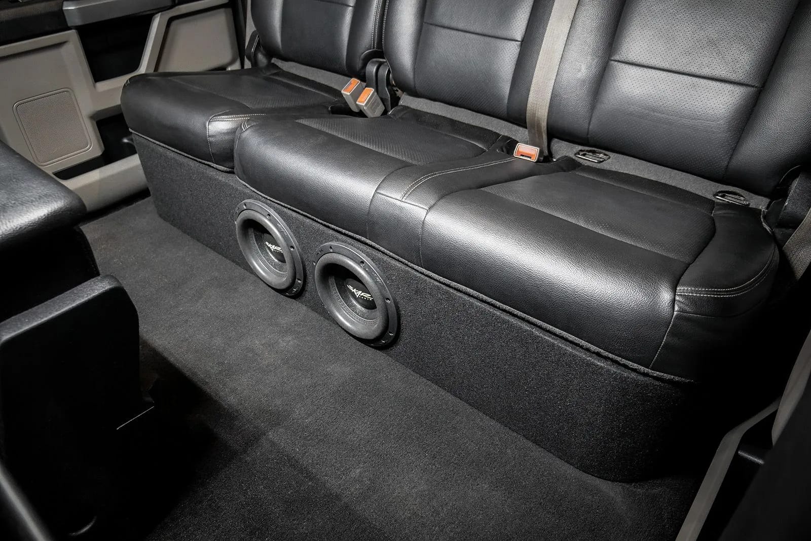 Dual 8" 2,400W Max Power Loaded Subwoofer Enclosure Compatible with 2017-2025 Ford Super Duty (F-250/350/450) SuperCrew Cab Trucks #10