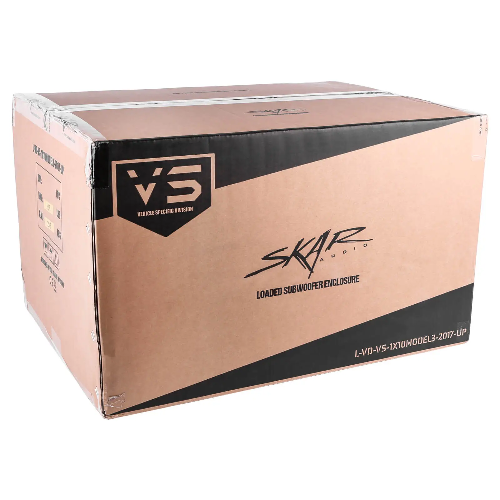 Featured Product Photo 7 for Single 10" 800W Max Power Loaded Subwoofer Enclosure Compatible with 2017-2023 Tesla Model 3 Vehicles