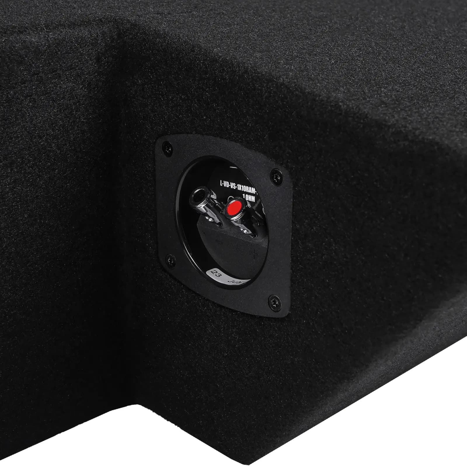 Featured Product Photo 5 for Single 10" 800W Max Power Loaded Subwoofer Enclosure Compatible with 2019-2024 Ram 1500 (5th Gen) Crew Cab Trucks