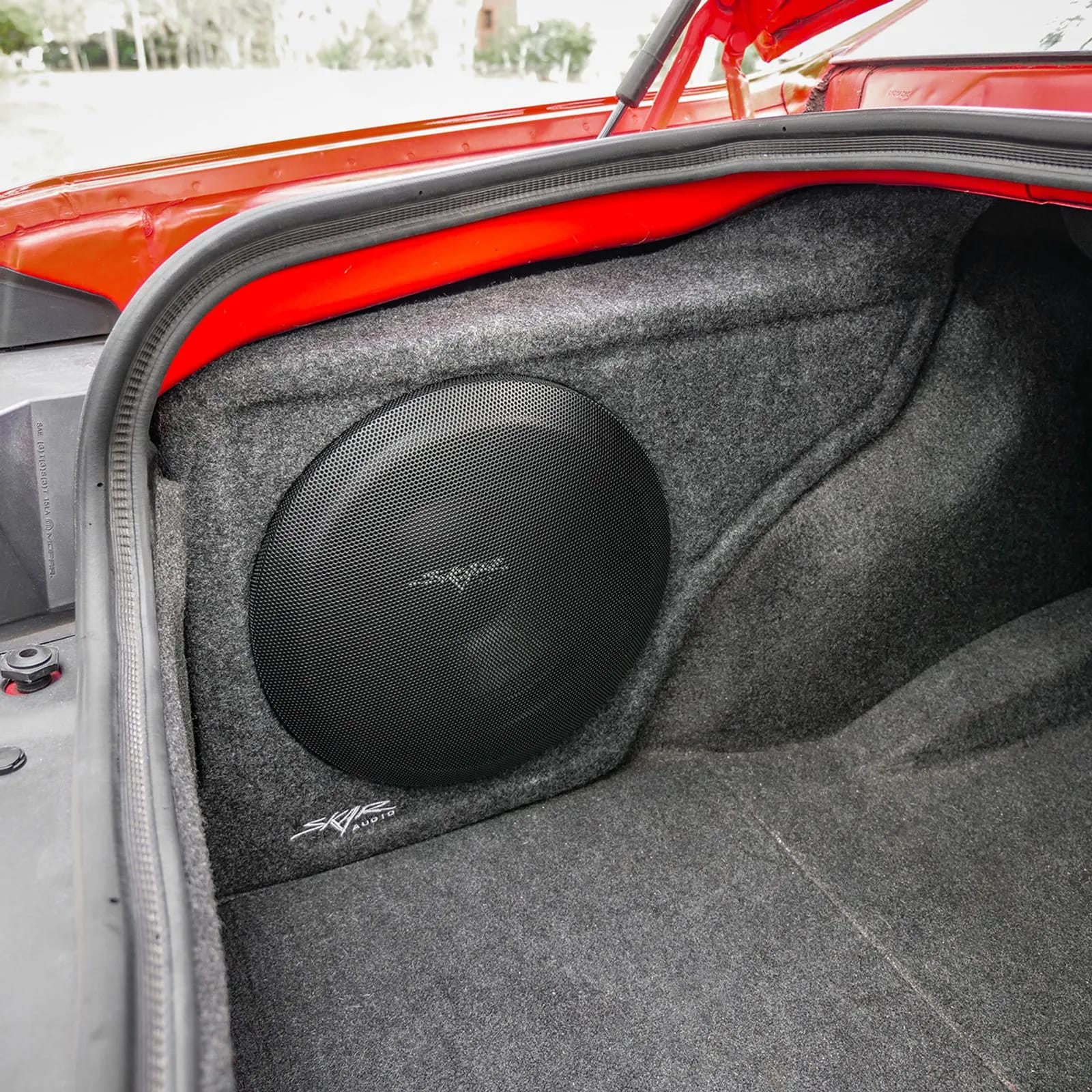 Single 12" 800W Max Power Loaded Subwoofer Enclosure Compatible with 2009-2023 Dodge Challenger Vehicles #9