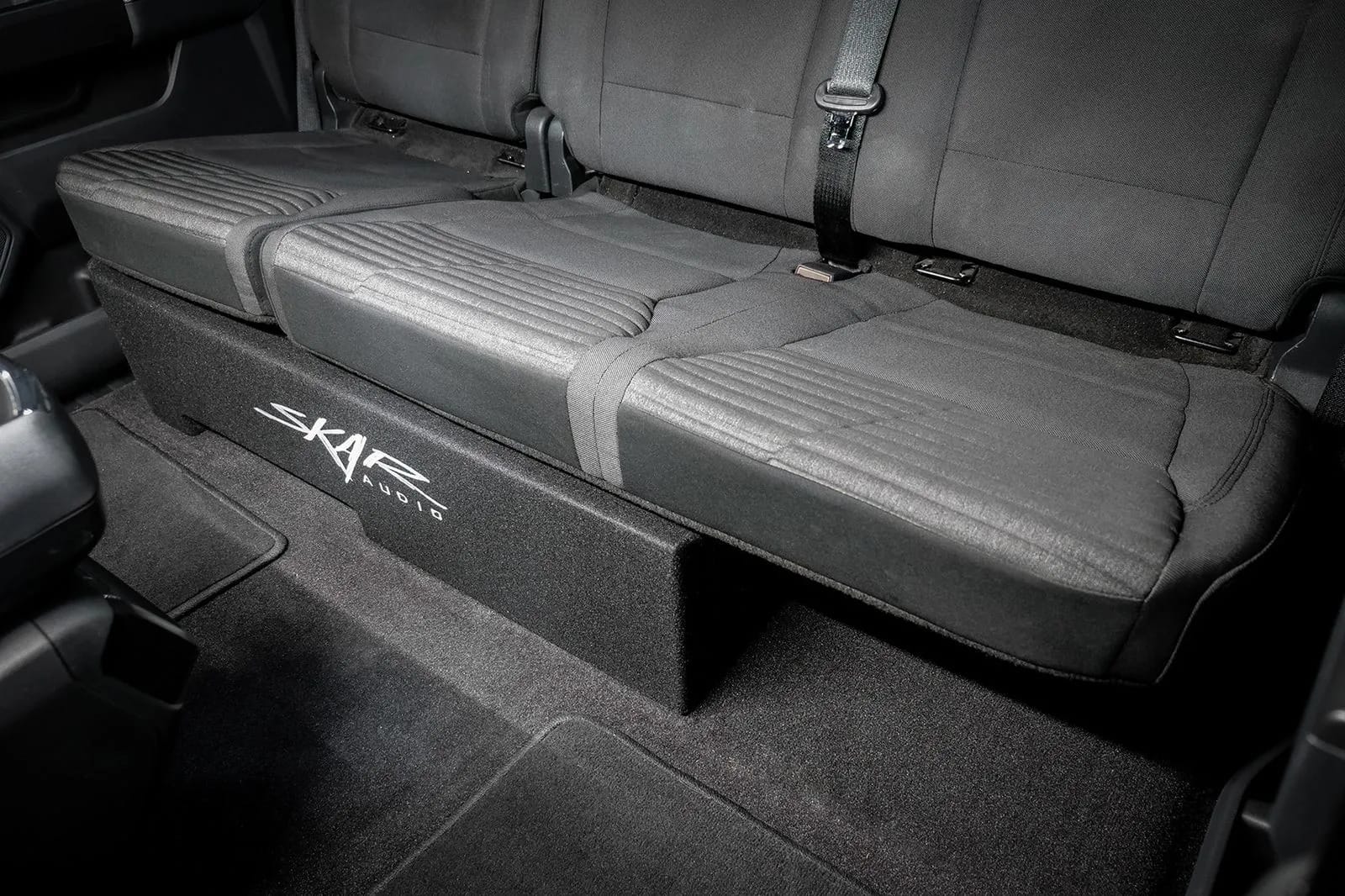 Single 12" 800W Max Power Loaded Subwoofer Enclosure Compatible with 2015-2025 Ford F-150 Super Crew Cab Trucks #9