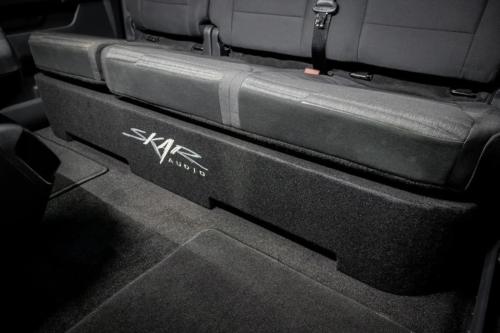 Featured Product Photo 7 for Dual 12" 1,600W Max Power Loaded Subwoofer Enclosure Compatible with 2015-2025 Ford F-150 Super Crew Cab Trucks