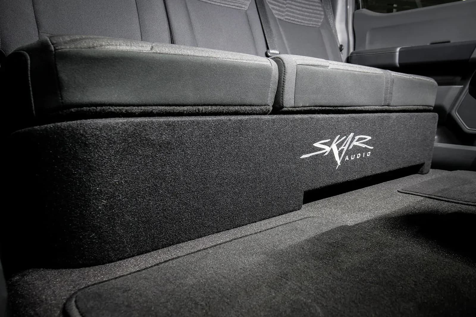 Featured Product Photo 9 for Dual 12" 1,600W Max Power Loaded Ported Subwoofer Enclosure Compatible with 2015-2025 Ford F-150 Super Crew Cab Trucks