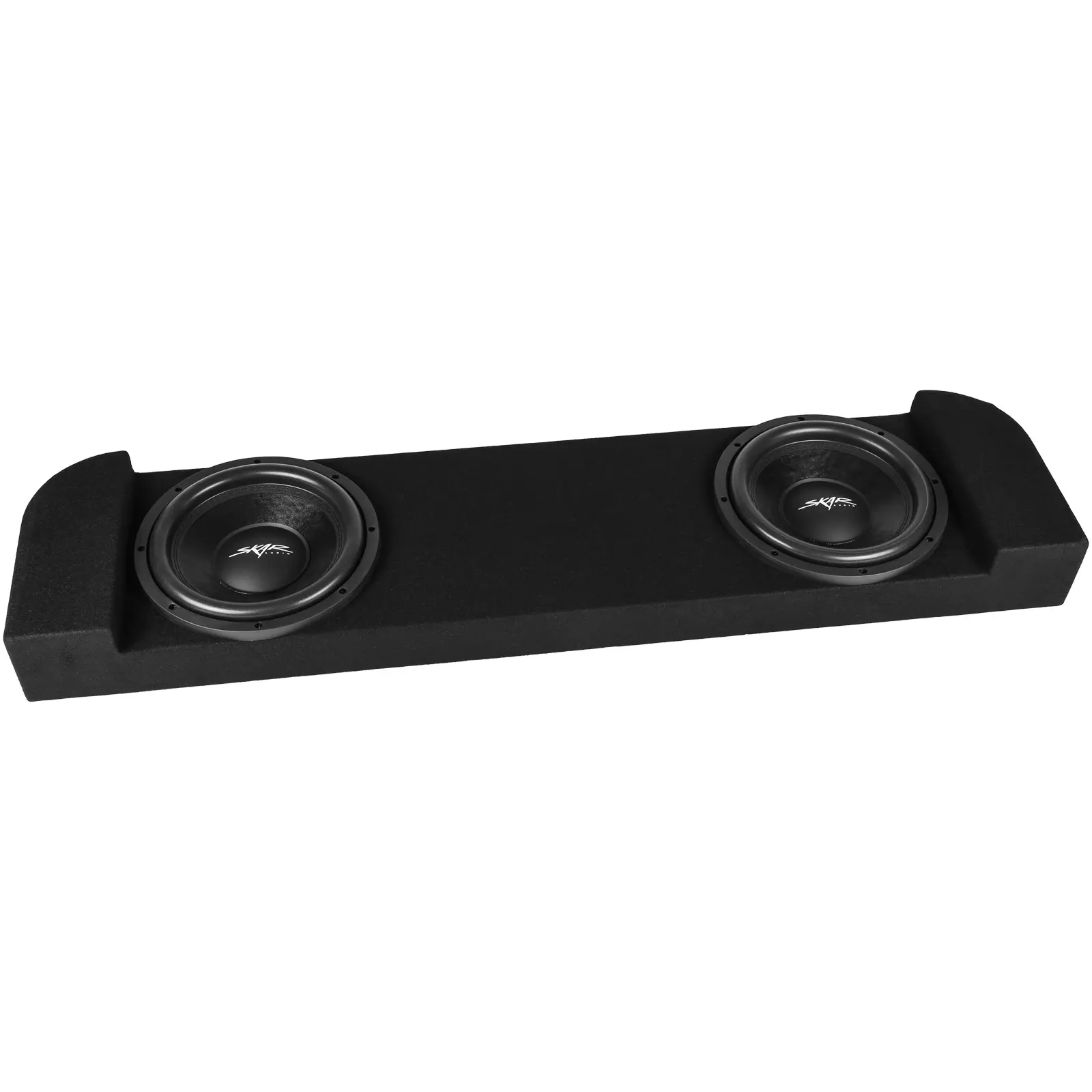 Featured Product Photo for Dual 12" 1,600W Max Power Loaded Subwoofer Enclosure Compatible with 2014-2018 Chevy Silverado & GMC Sierra Crew Cab Trucks