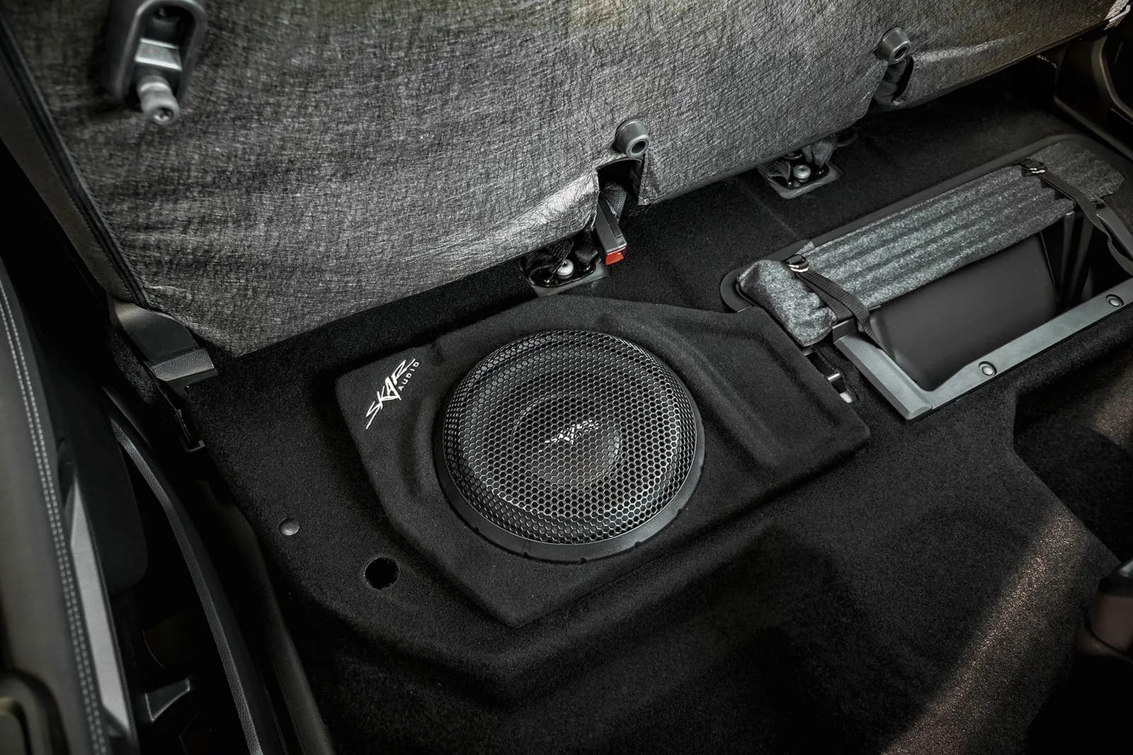 Single 10" 1,000W Max Power Loaded Subwoofer Enclosure Compatible with 2019-2025 Ford Ranger Super Crew Cab Trucks #9