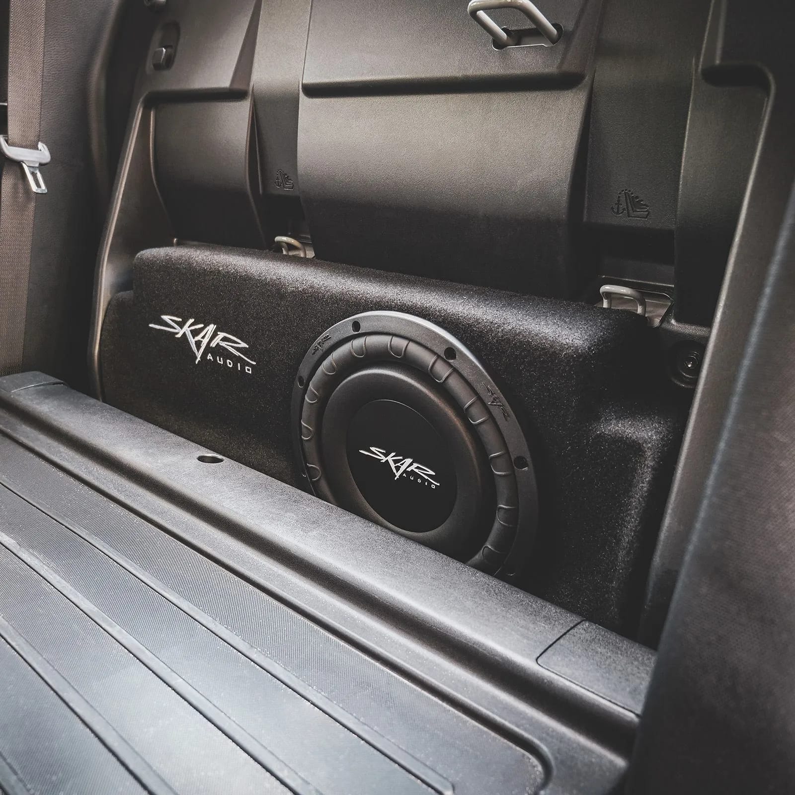 Single 10" 1,000W Max Power Loaded Subwoofer Enclosure Compatible with 2016-2023 Toyota Tacoma Double Cab Max Trucks #8