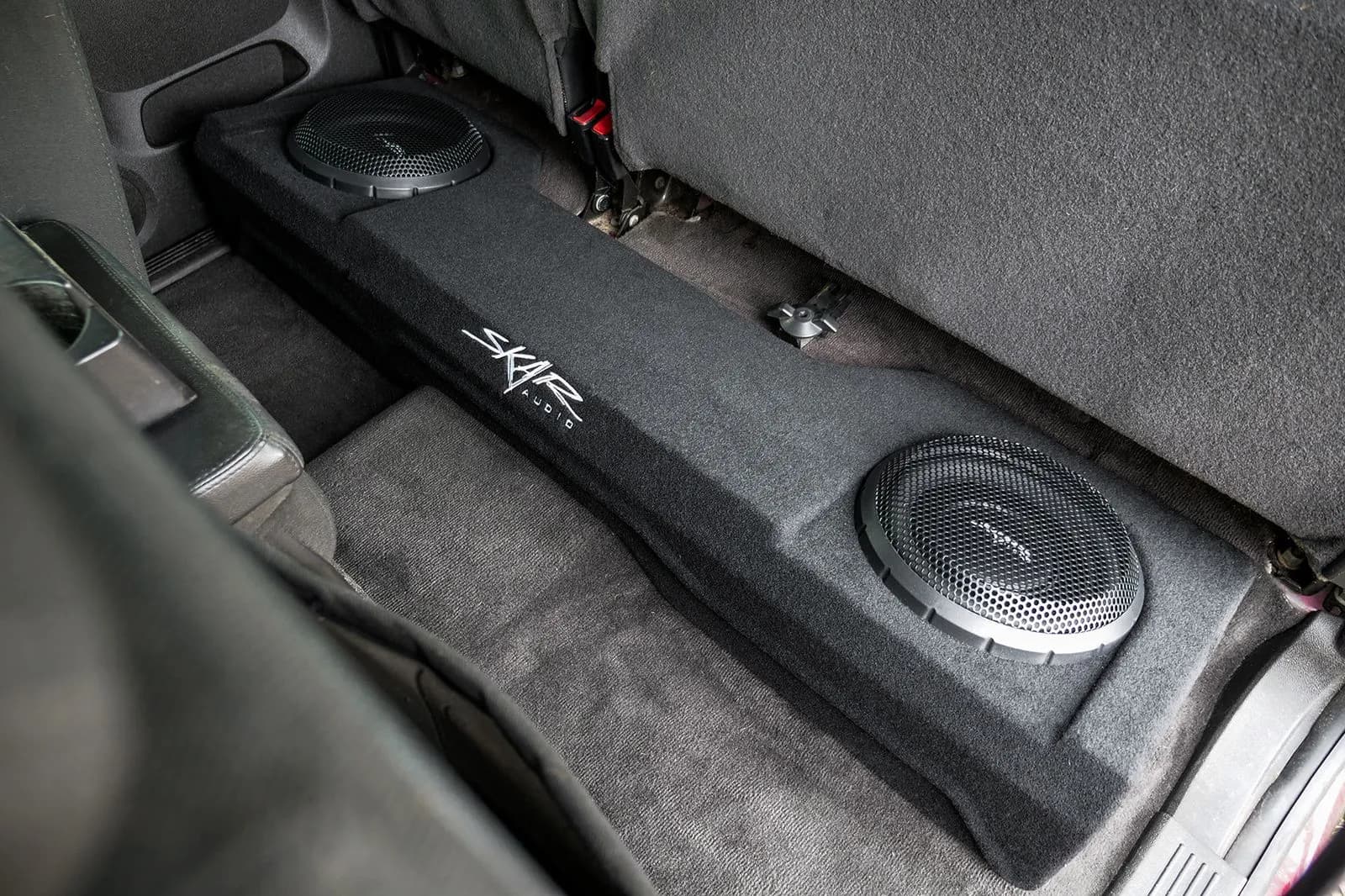 Featured Product Photo 9 for Dual 10" 2,000W Max Power Loaded Subwoofer Enclosure Compatible with 2007-2013 Chevy Silverado & GMC Sierra Extended Cab Trucks