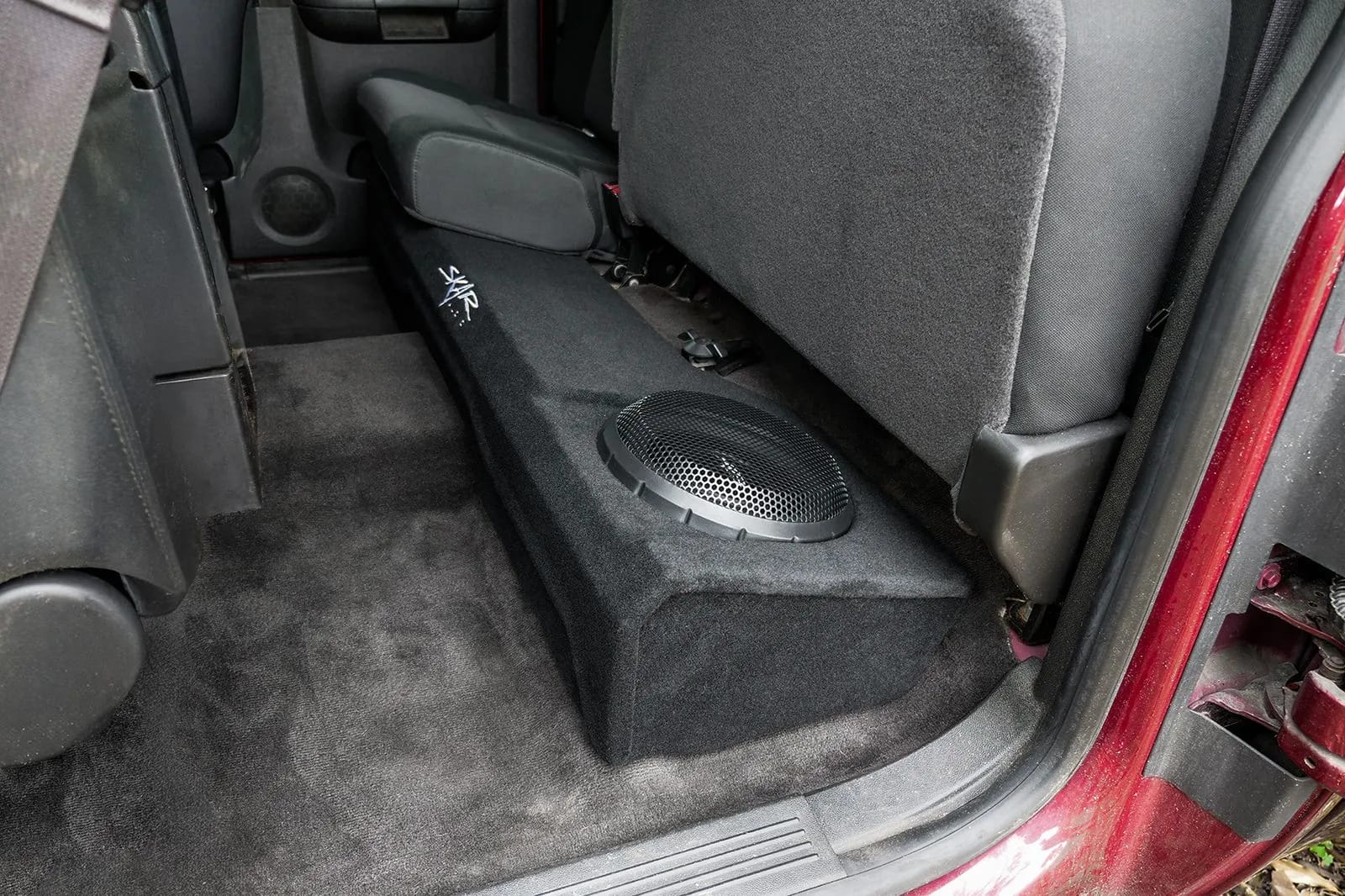 Dual 10" 2,000W Max Power Loaded Subwoofer Enclosure Compatible with 2007-2013 Chevy Silverado & GMC Sierra Extended Cab Trucks #12