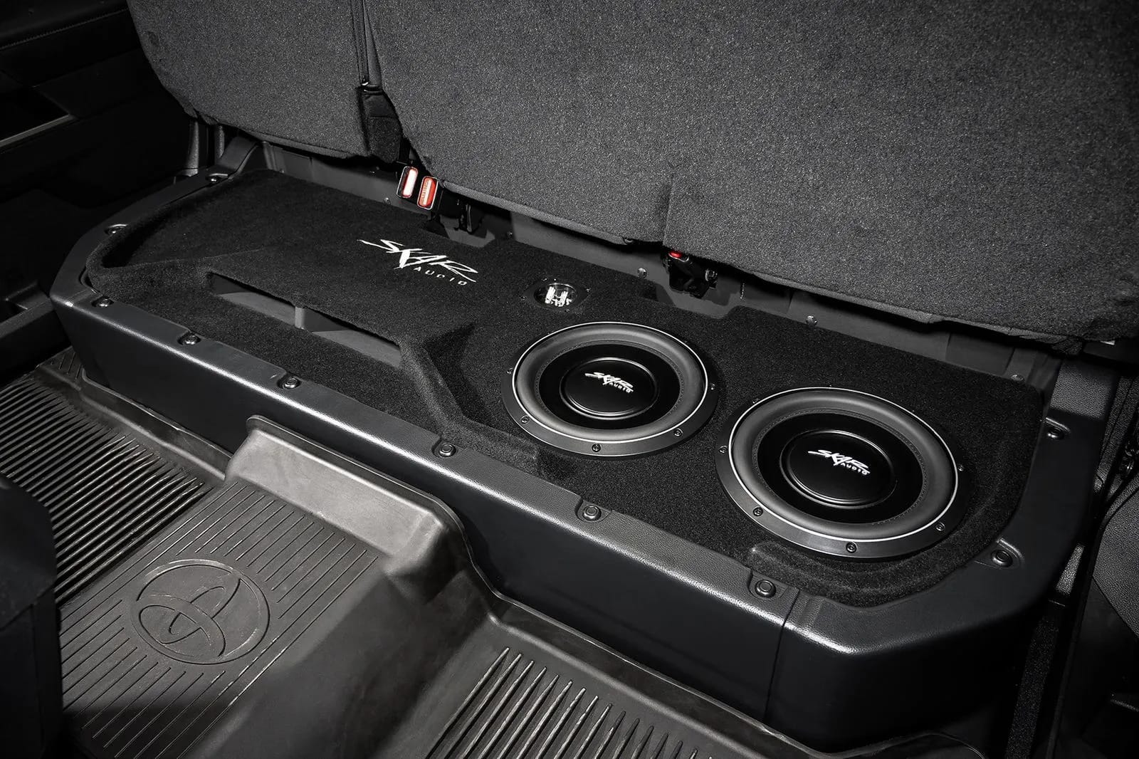 Dual 10" 2,000W Max Power Loaded Ported Subwoofer Enclosure Compatible with 2022-2025 Toyota Tundra CrewMax Cab Trucks #10