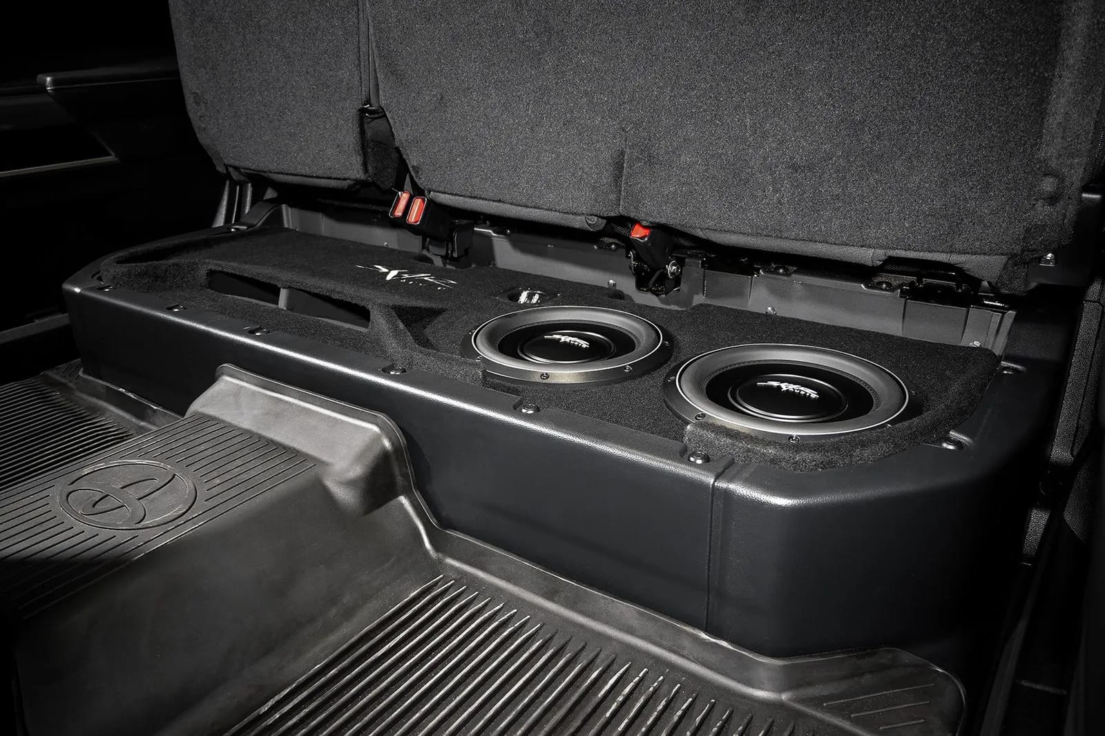 Dual 10" 2,000W Max Power Loaded Ported Subwoofer Enclosure Compatible with 2022-2025 Toyota Tundra CrewMax Cab Trucks #12