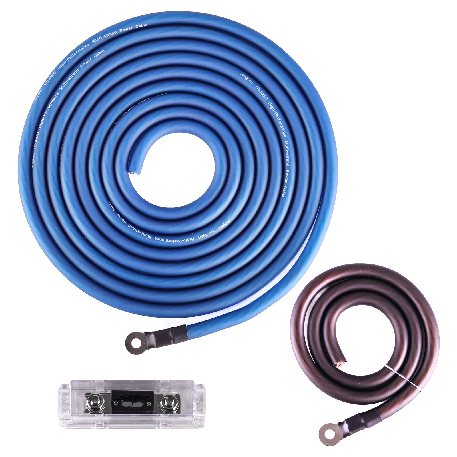 SKAR0ANL-CCA | 1/0 Gauge - 2,000 Watt CCA Amplifier Wiring Kit #4