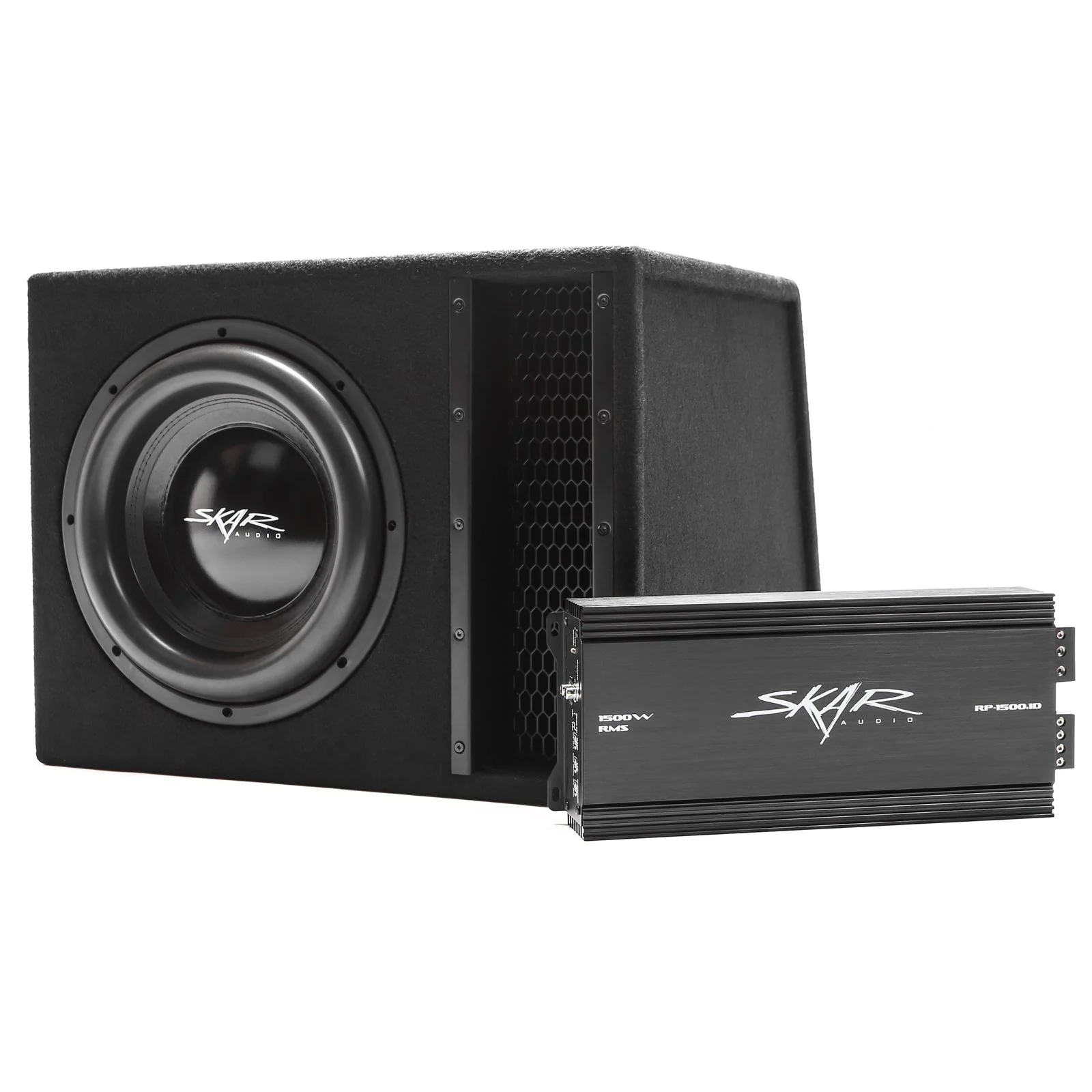 Single 12" 2,500 Watt EVL Series Complete Subwoofer Package with Vented Enclosure and Amplifier #2