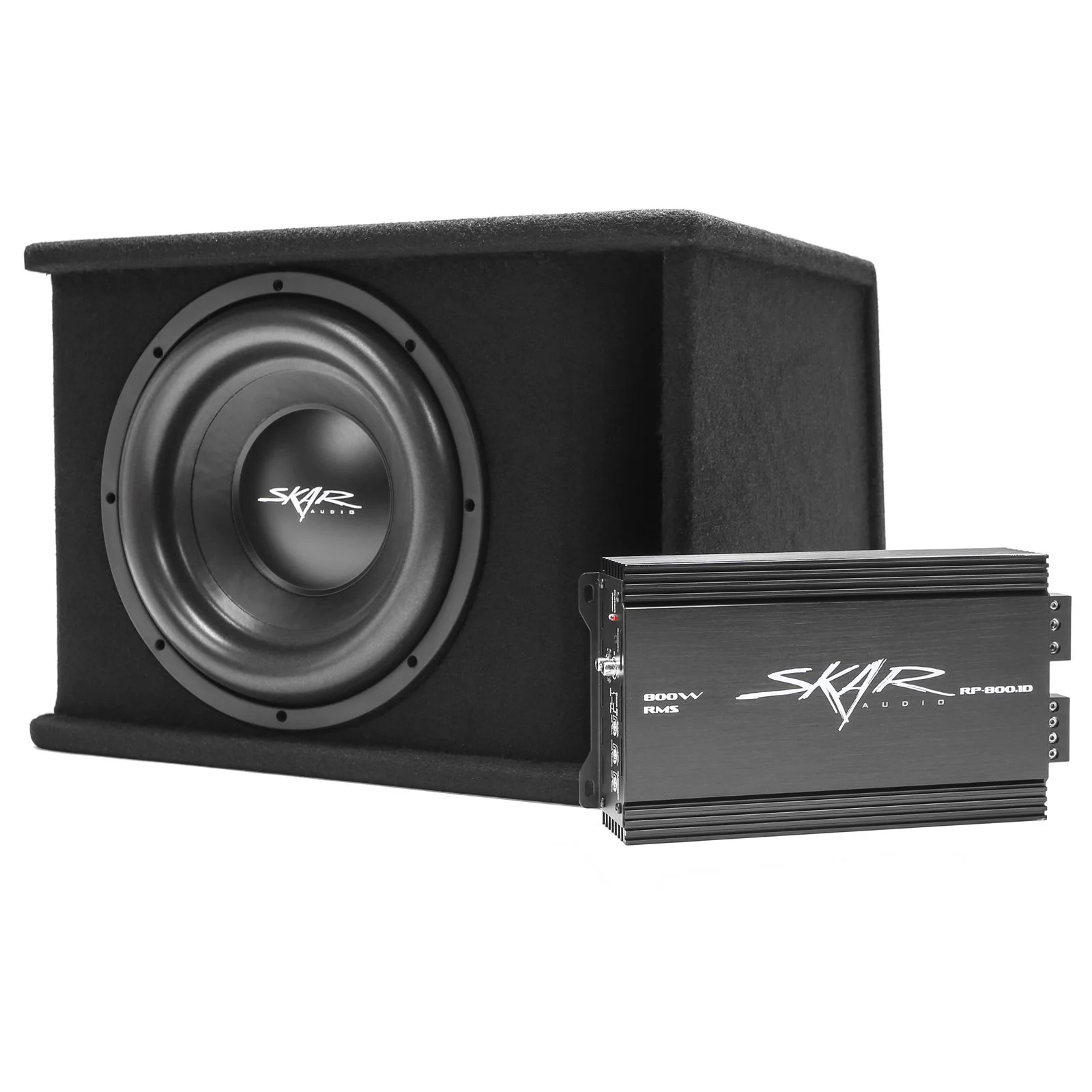 Single 12" 1,200 Watt SDR Series Complete Subwoofer Package with Vented Enclosure and Amplifier #2