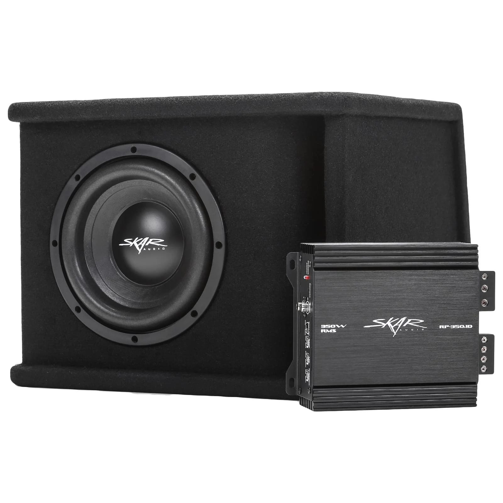 Single 8" 700 Watt SDR Series Complete Subwoofer Package with Vented Enclosure and Amplifier #2