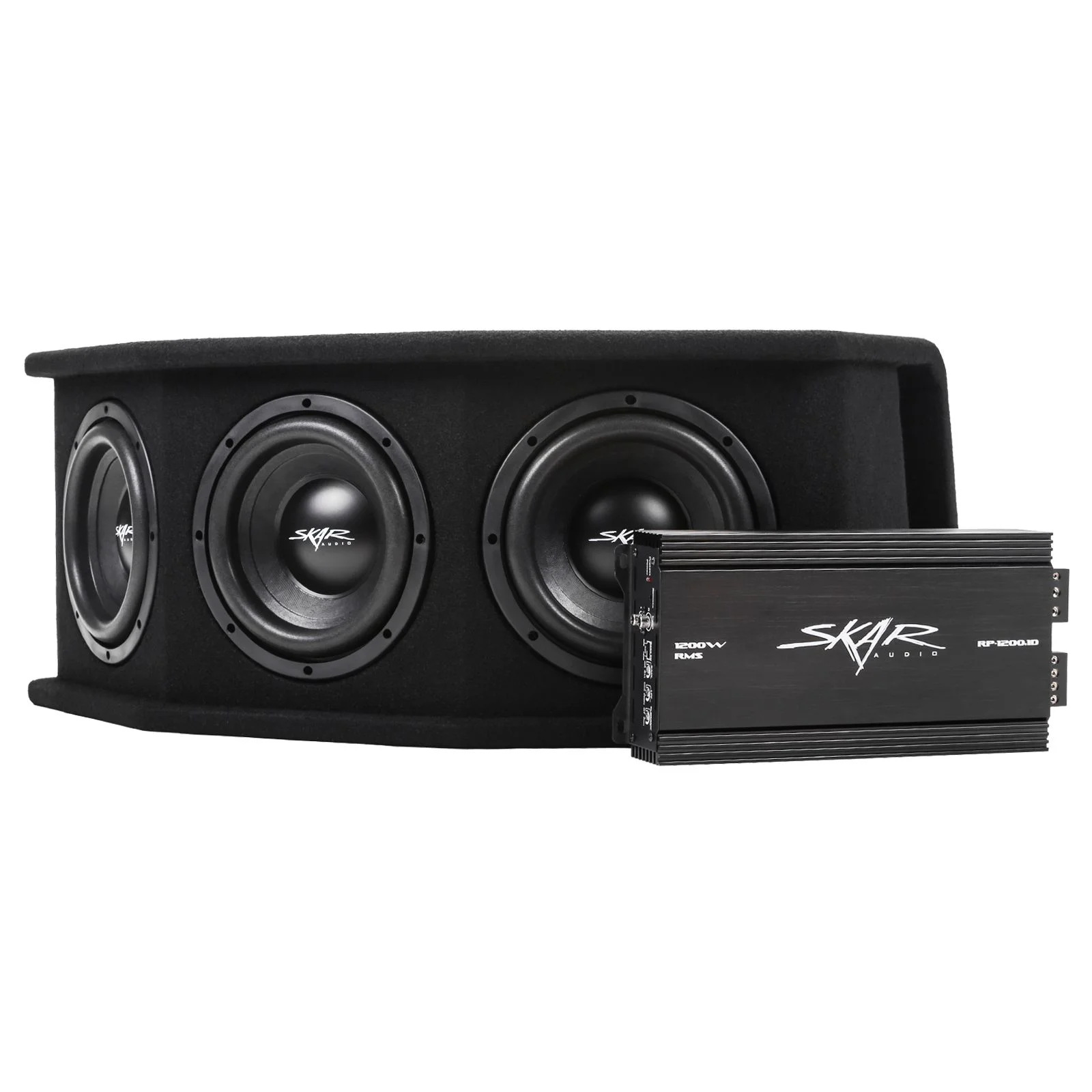 Triple 8" 2,100 Watt SDR Series Complete Subwoofer Package with Vented Enclosure and Amplifier #2