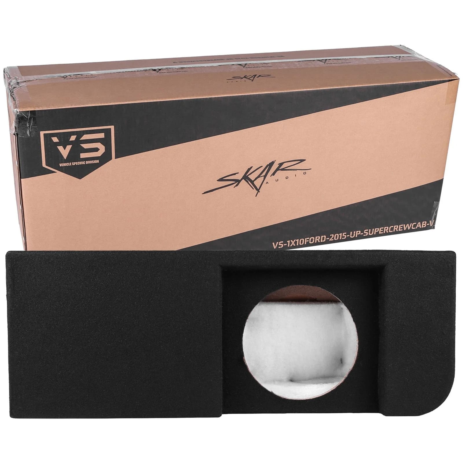 2015-2026 Ford F-150 Super Crew Cab Compatible Single 10" Ported Subwoofer Enclosure #8