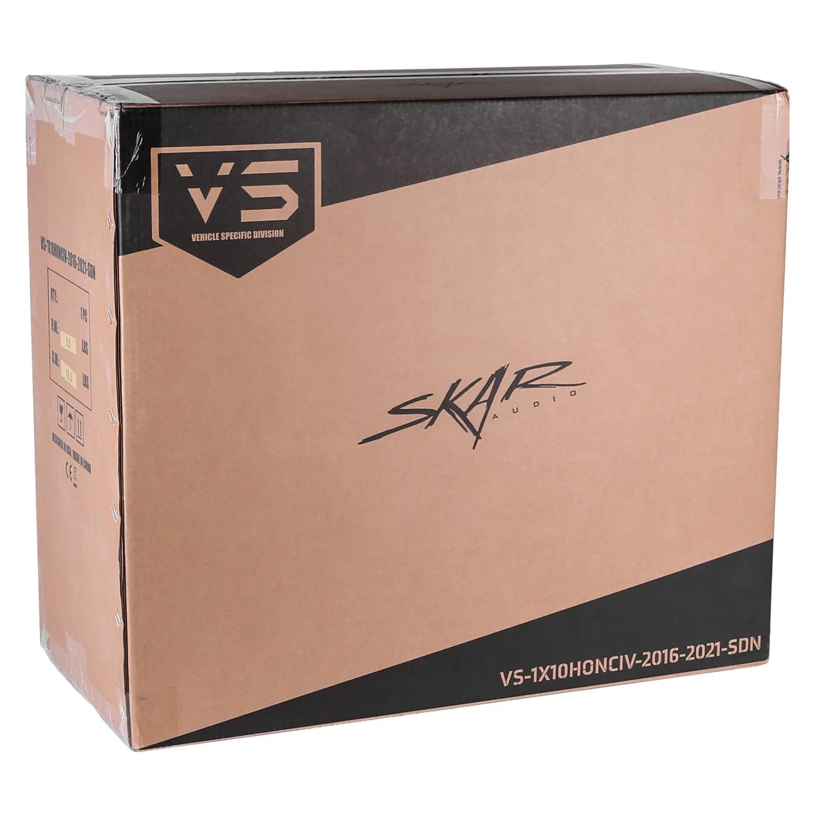 Featured Product Photo 6 for 2016-2021 Honda Civic Sedan Compatible Single 10" Sealed Subwoofer Enclosure