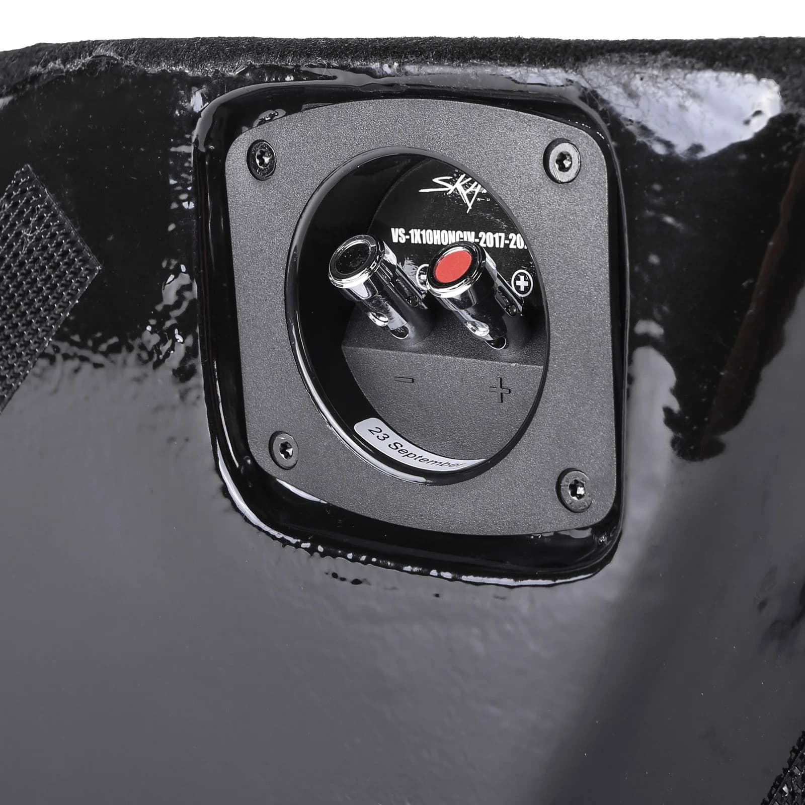 Featured Product Photo 5 for 2017-2021 Honda Civic Hatchback Sport Compatible Single 10" Sealed Subwoofer Enclosure