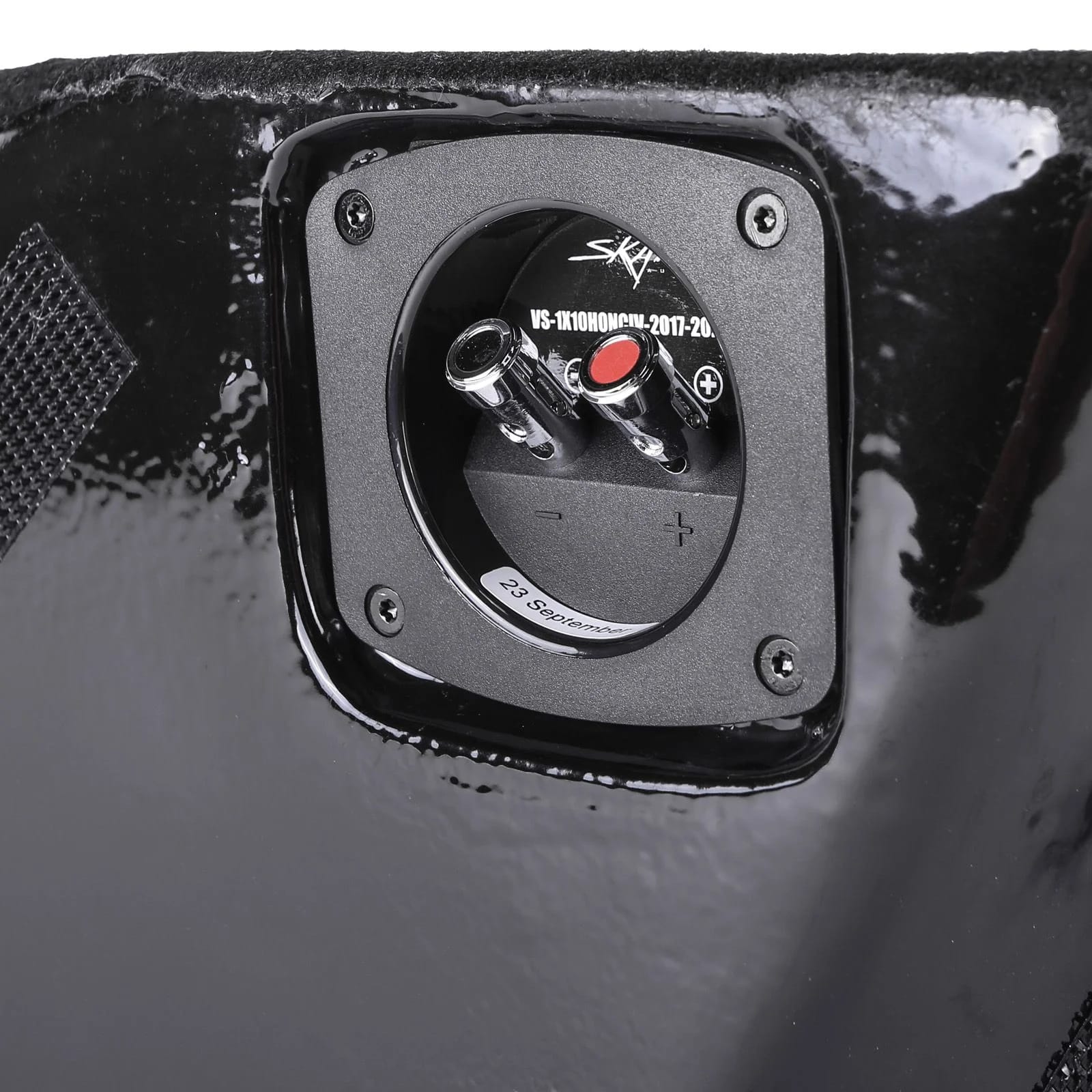 2017-2021 Honda Civic Hatchback Sport Compatible Single 10" Sealed Subwoofer Enclosure #6