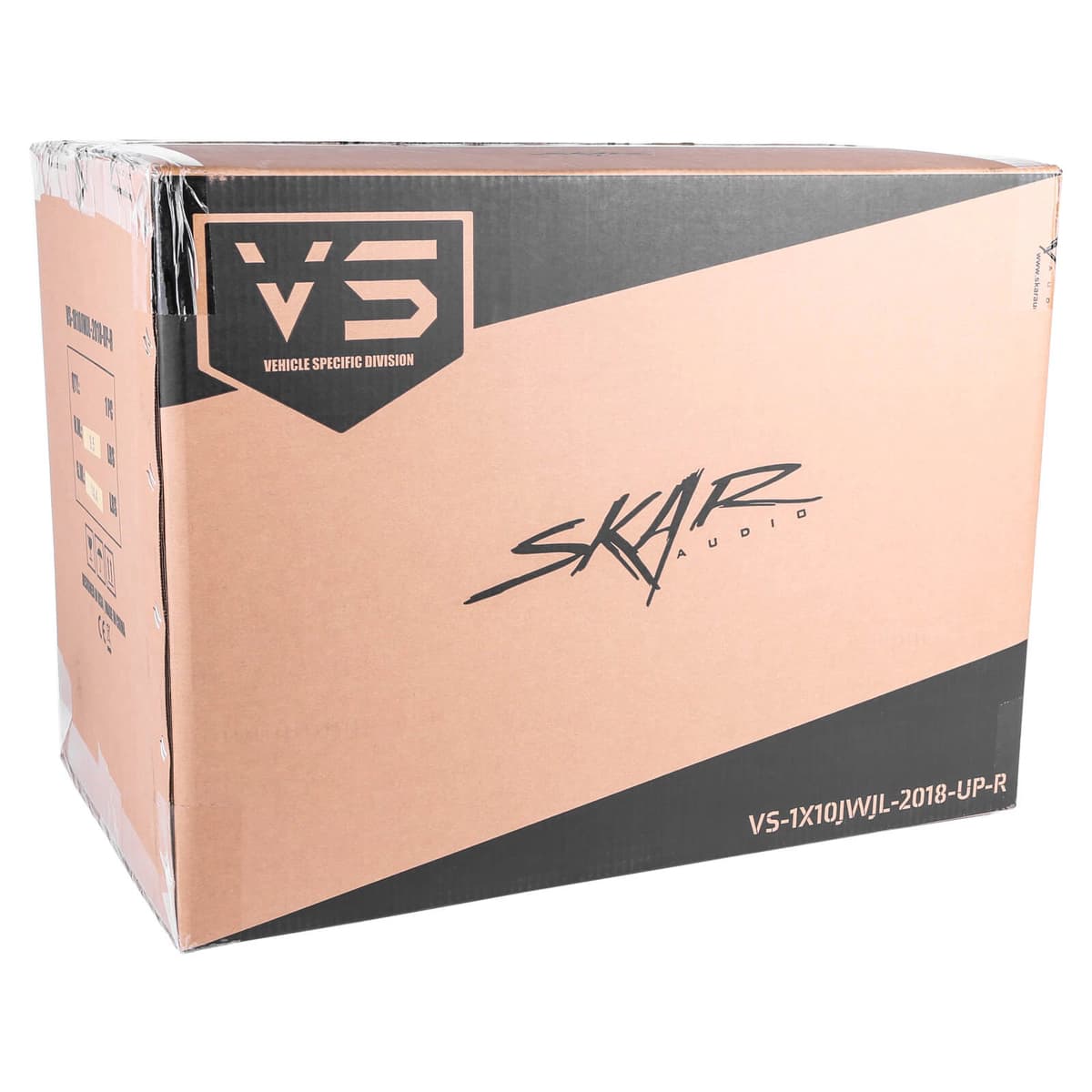 Featured Product Photo 7 for 2018-2025 Jeep Wrangler JL 4-Door Compatible Single 10" Sealed Subwoofer Enclosure (Passenger Side)