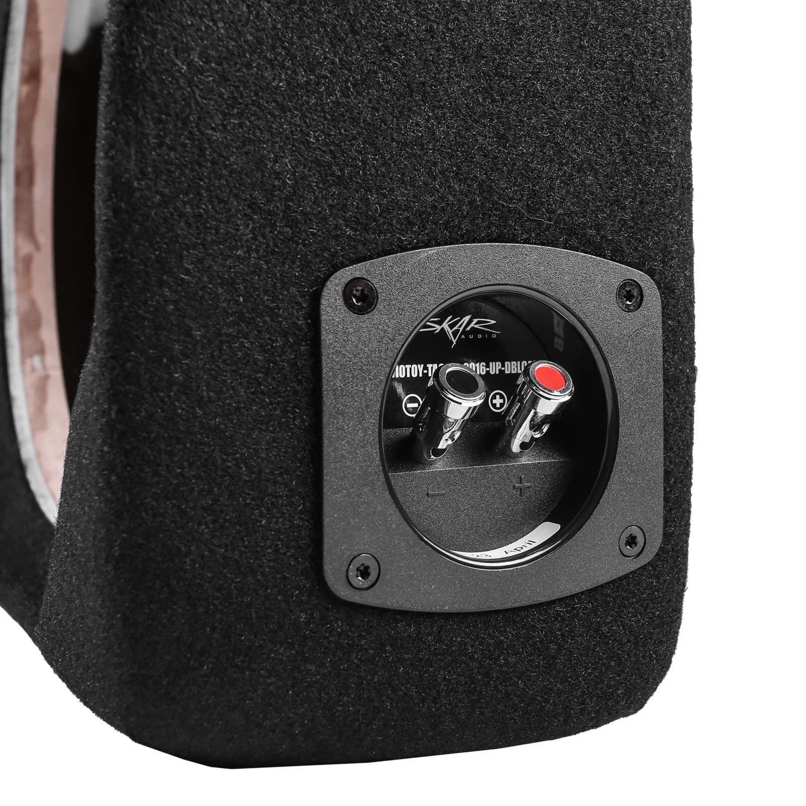 Featured Product Photo 6 for 2016-2023 Toyota Tacoma Double Cab Compatible Single 10" Sealed Subwoofer Enclosure