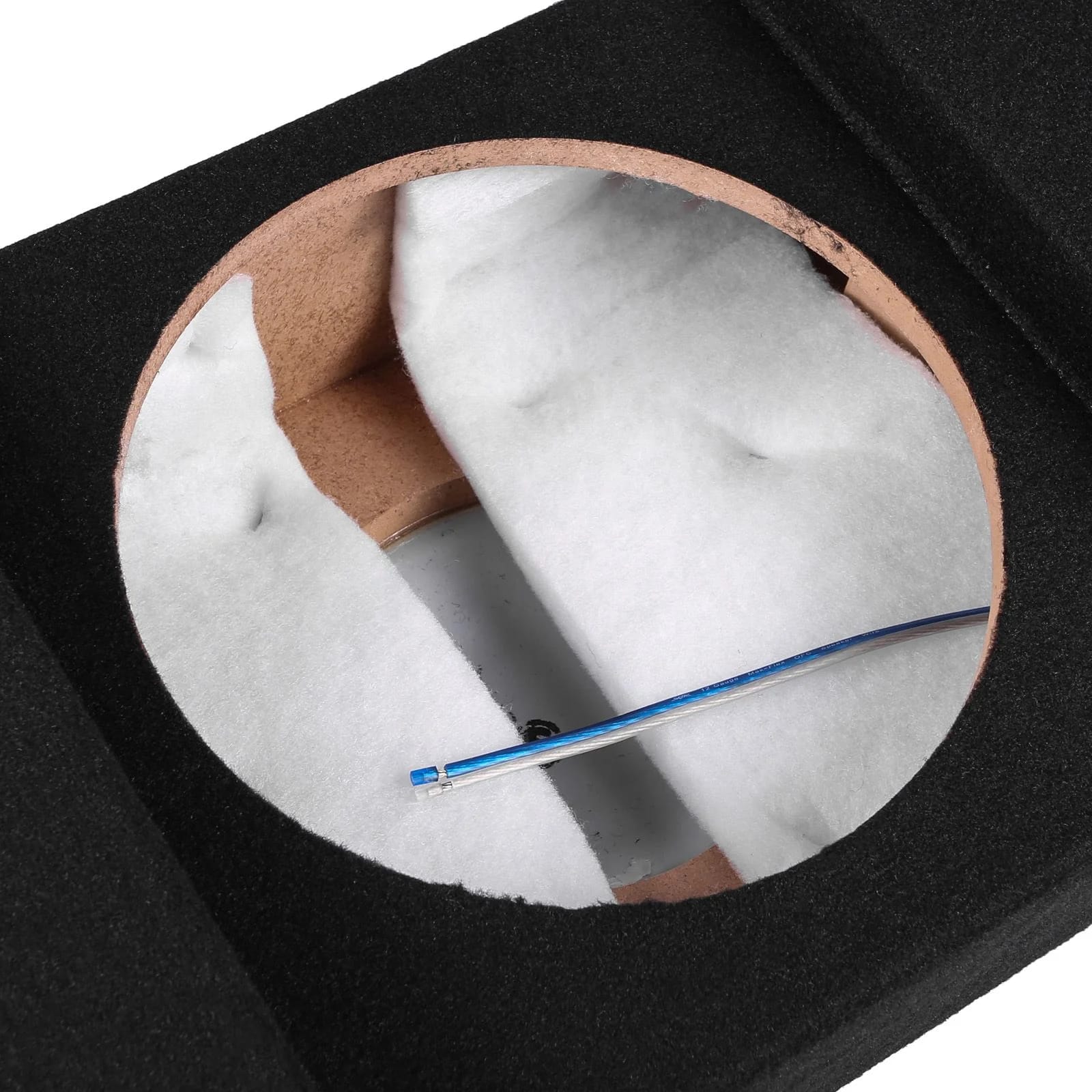 2017-2025 Ford Super Duty (F-250/350/450) SuperCrew Cab Compatible Single 12" Ported Subwoofer Enclosure #7