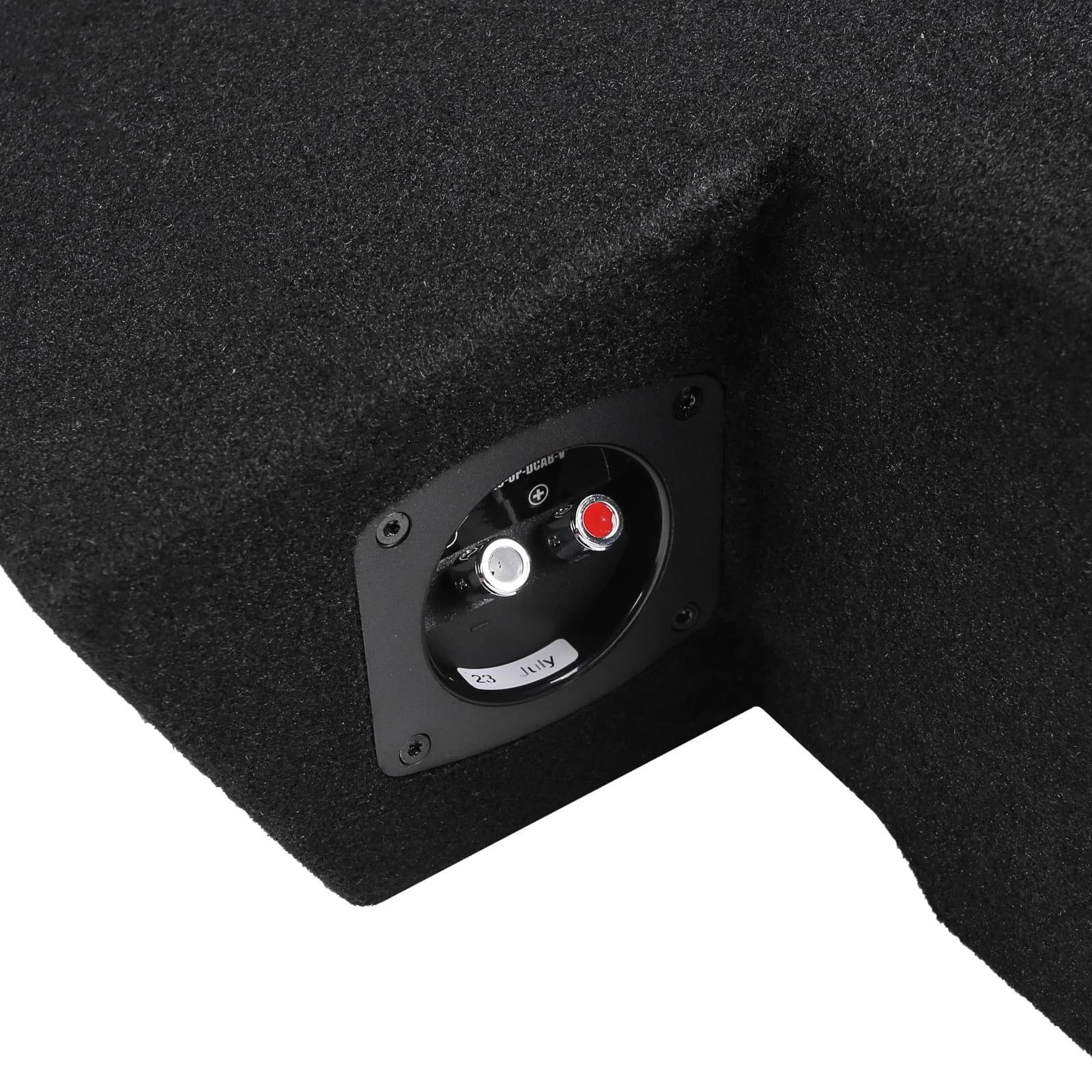 Featured Product Photo 5 for 2019-2025 Chevy Silverado & GMC Sierra Double Cab Compatible Single 12" Ported Subwoofer Enclosure