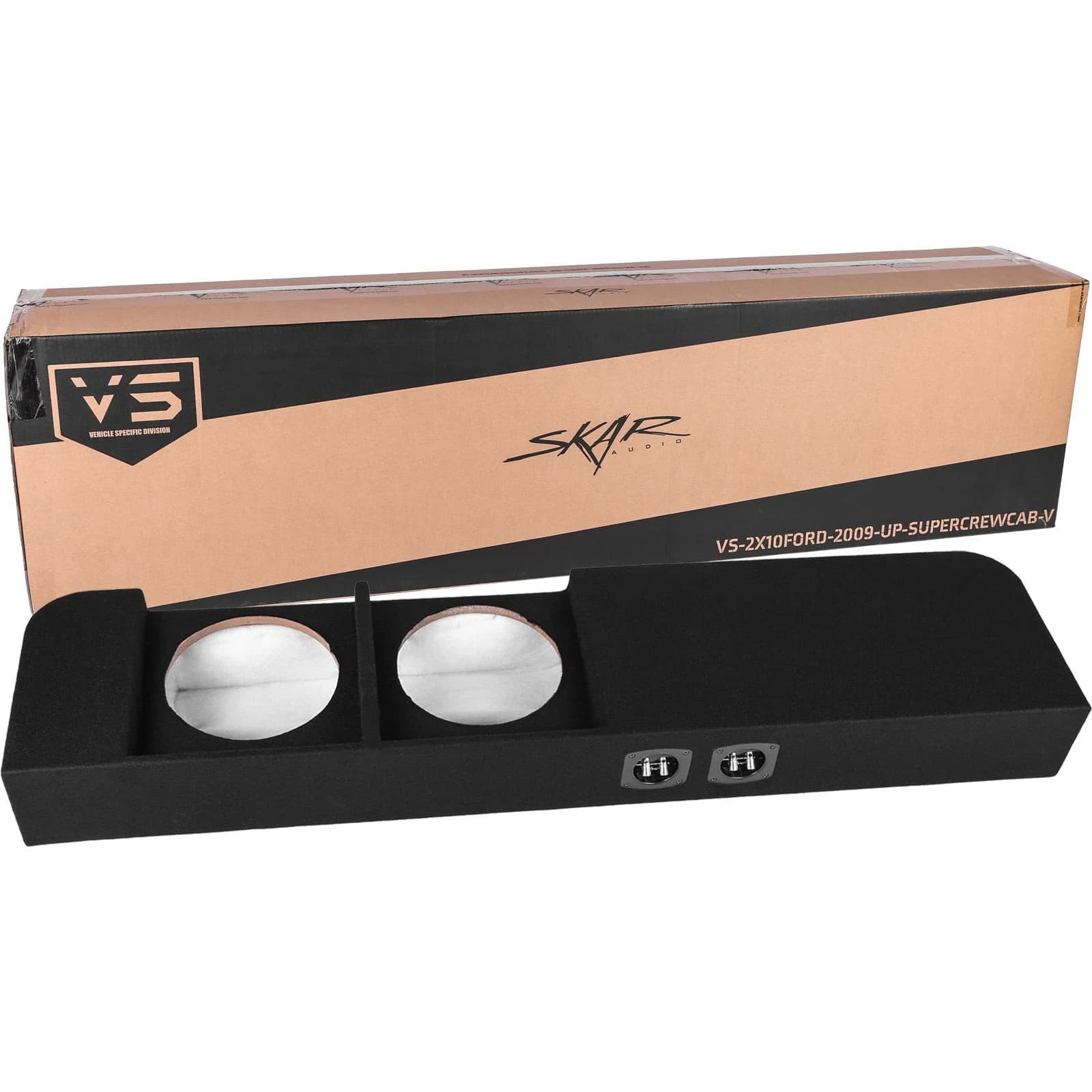 Featured Product Photo 7 for 2015-2026 Ford F-150 Super Crew Cab Compatible Dual 10" Ported Subwoofer Enclosure