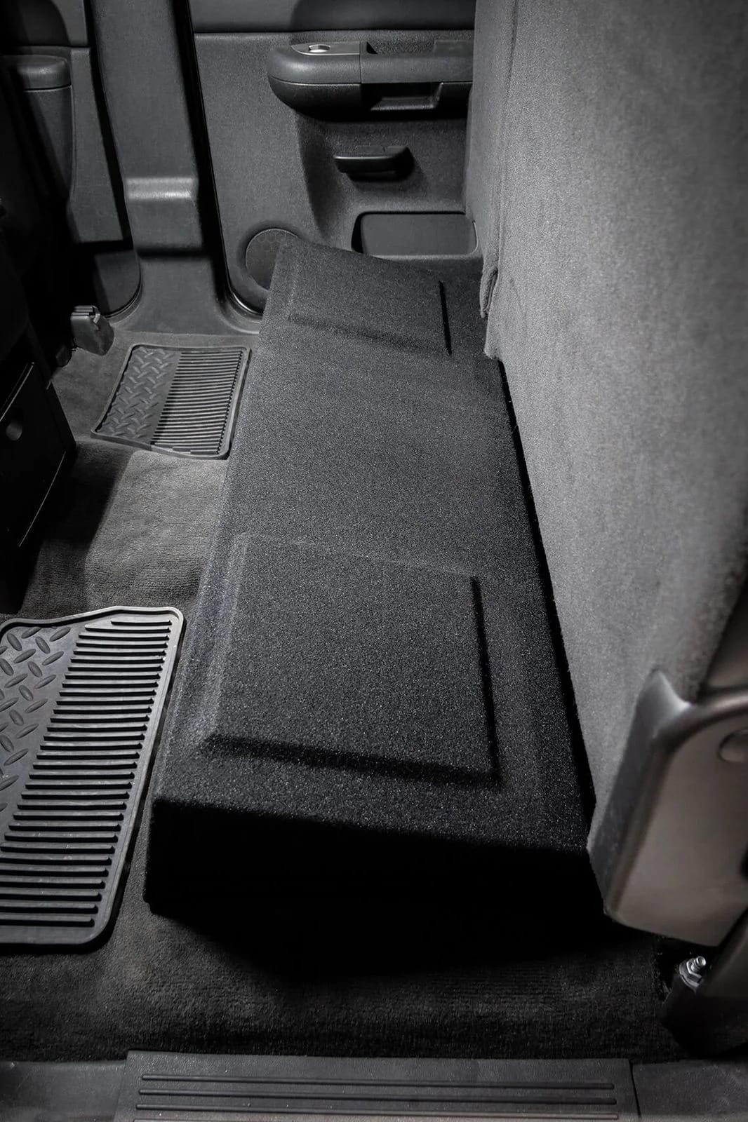 2007-2013 Chevy Silverado & GMC Sierra Crew Cab Compatible Dual 10" Subwoofer Enclosure #6