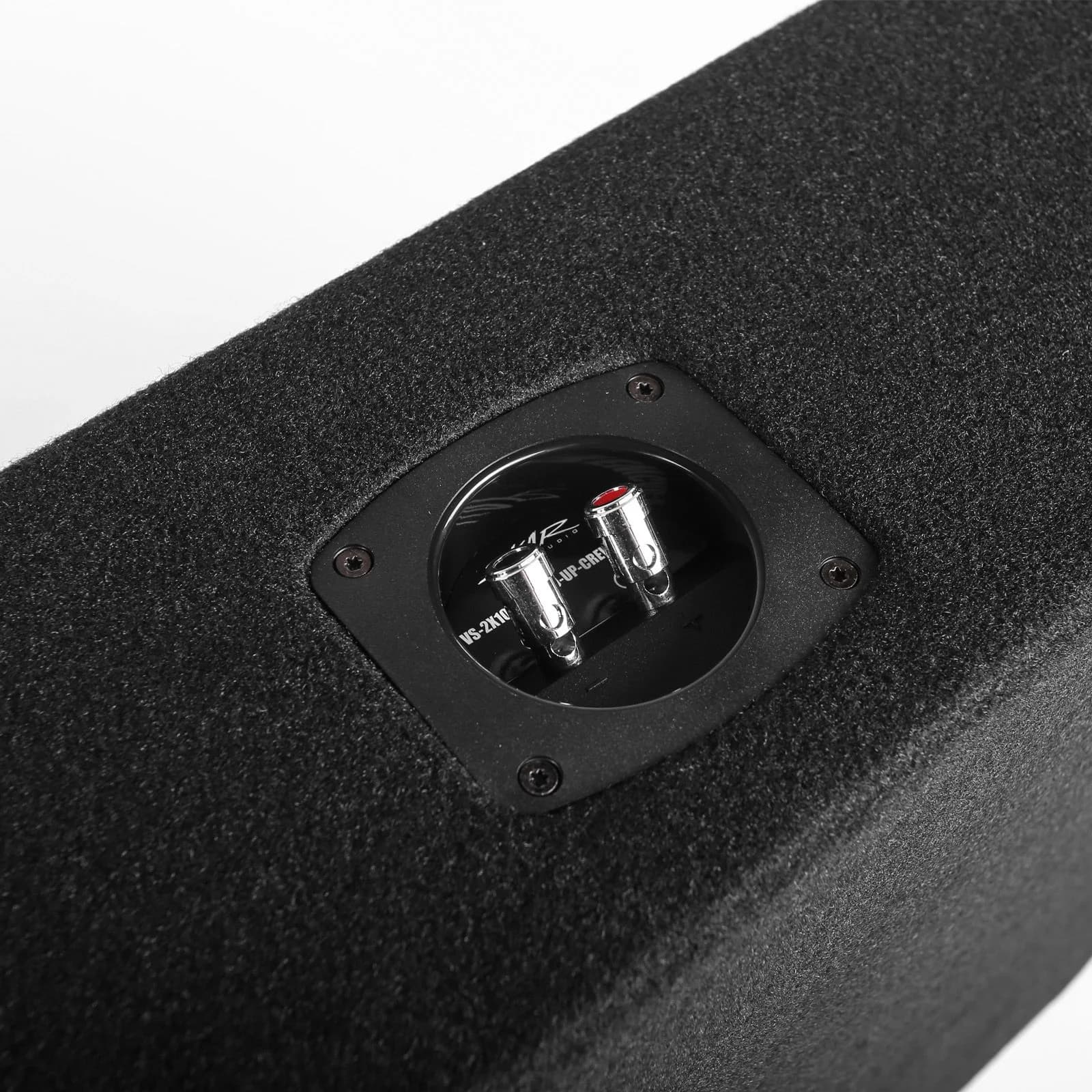 Featured Product Photo 4 for 2019-2025 Chevy Silverado & GMC Sierra Crew Cab Compatible Dual 10" Ported Subwoofer Enclosure