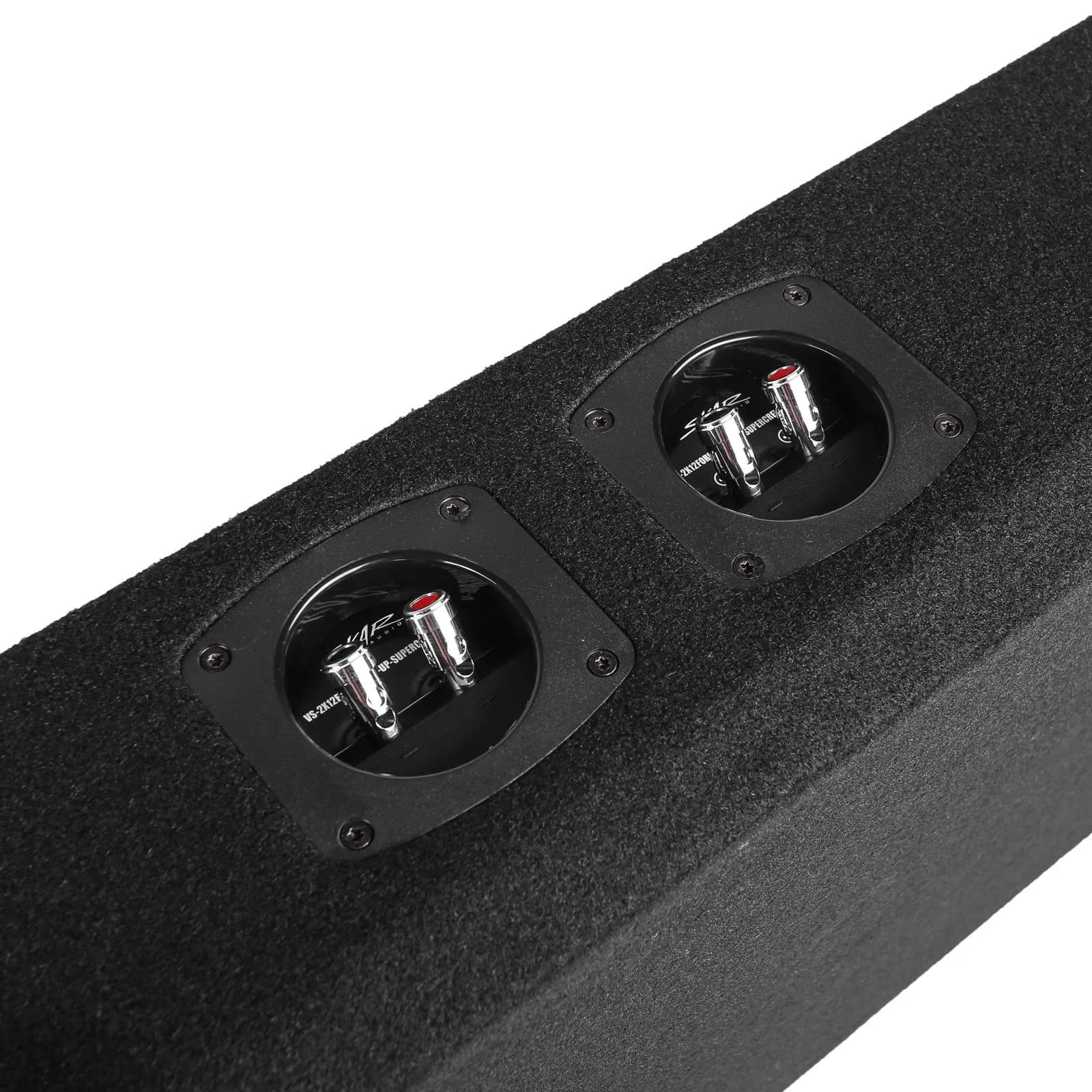 Featured Product Photo 5 for 2015-2026 Ford F-150 Super Crew Cab Compatible Dual 12" Ported Subwoofer Enclosure