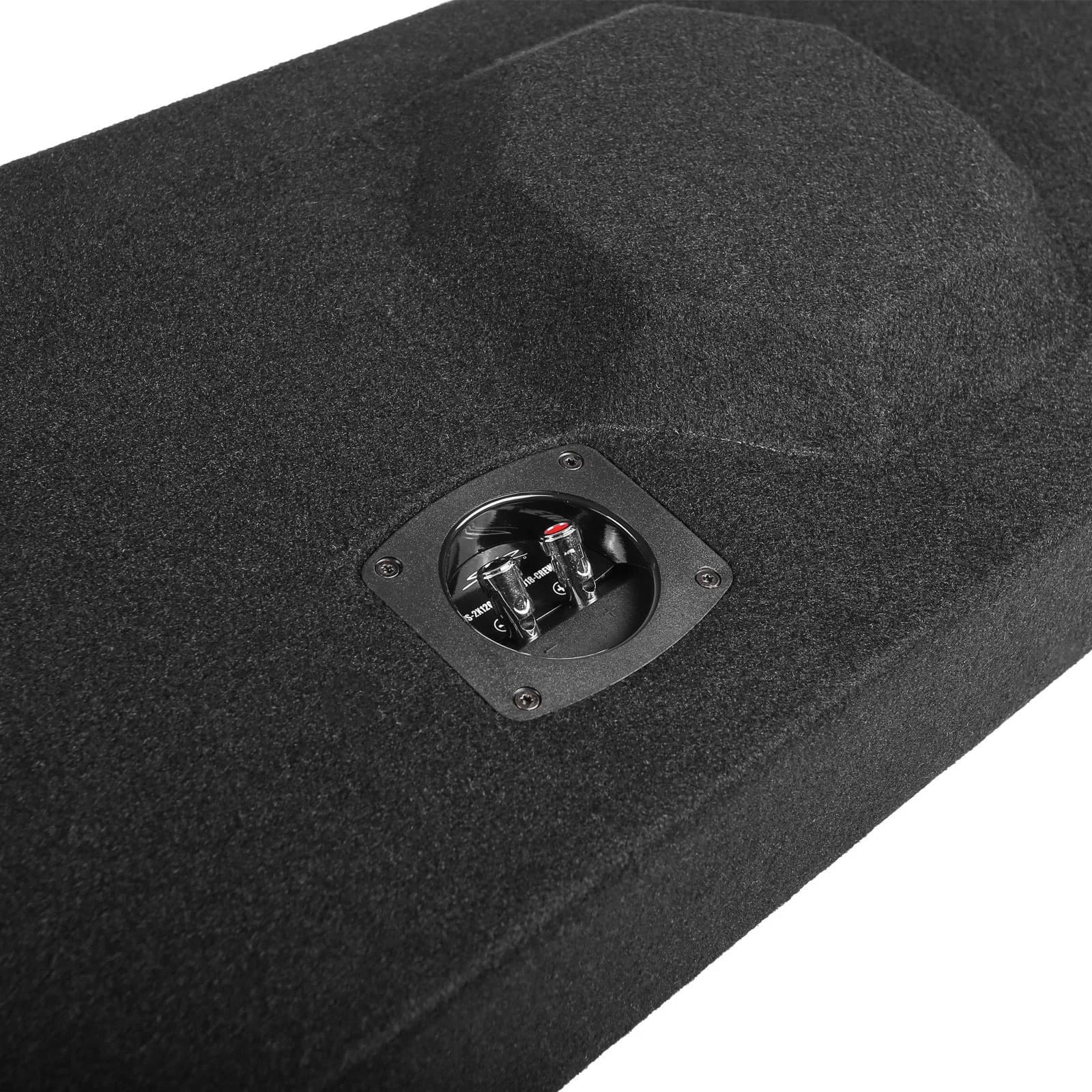 Featured Product Photo 3 for 2014-2018 Chevy Silverado & GMC Sierra Crew Cab Compatible Dual 12" Subwoofer Enclosure