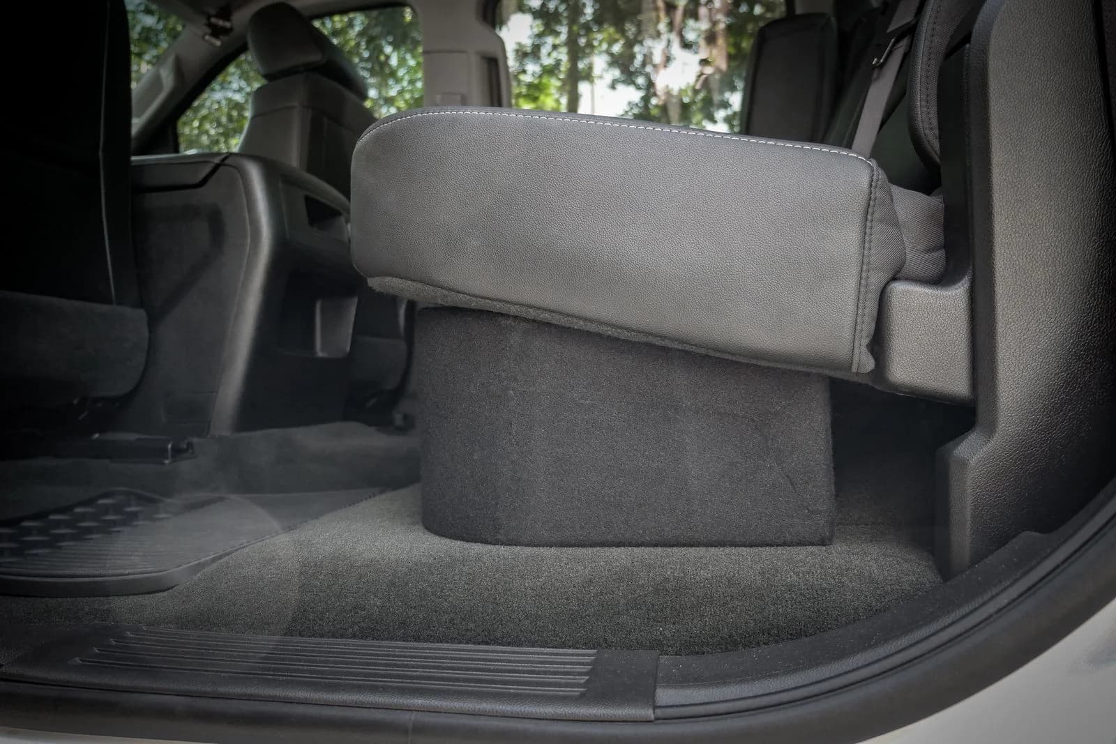 Featured Product Photo 5 for 2014-2018 Chevy Silverado & GMC Sierra Crew Cab Compatible Dual 12" Subwoofer Enclosure