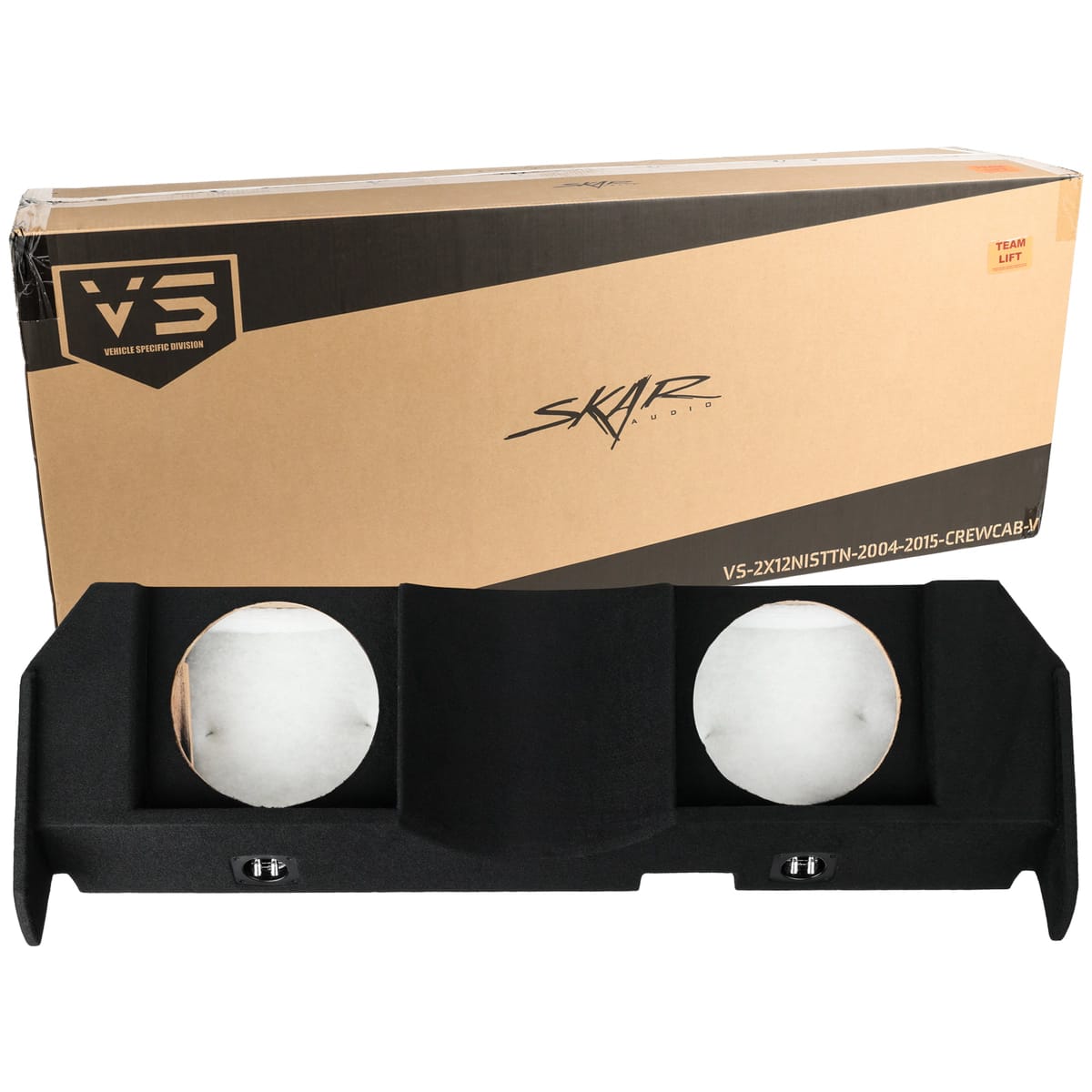2004-2015 Nissan Titan Crew Cab Compatible Dual 12" Ported Subwoofer Enclosure #9