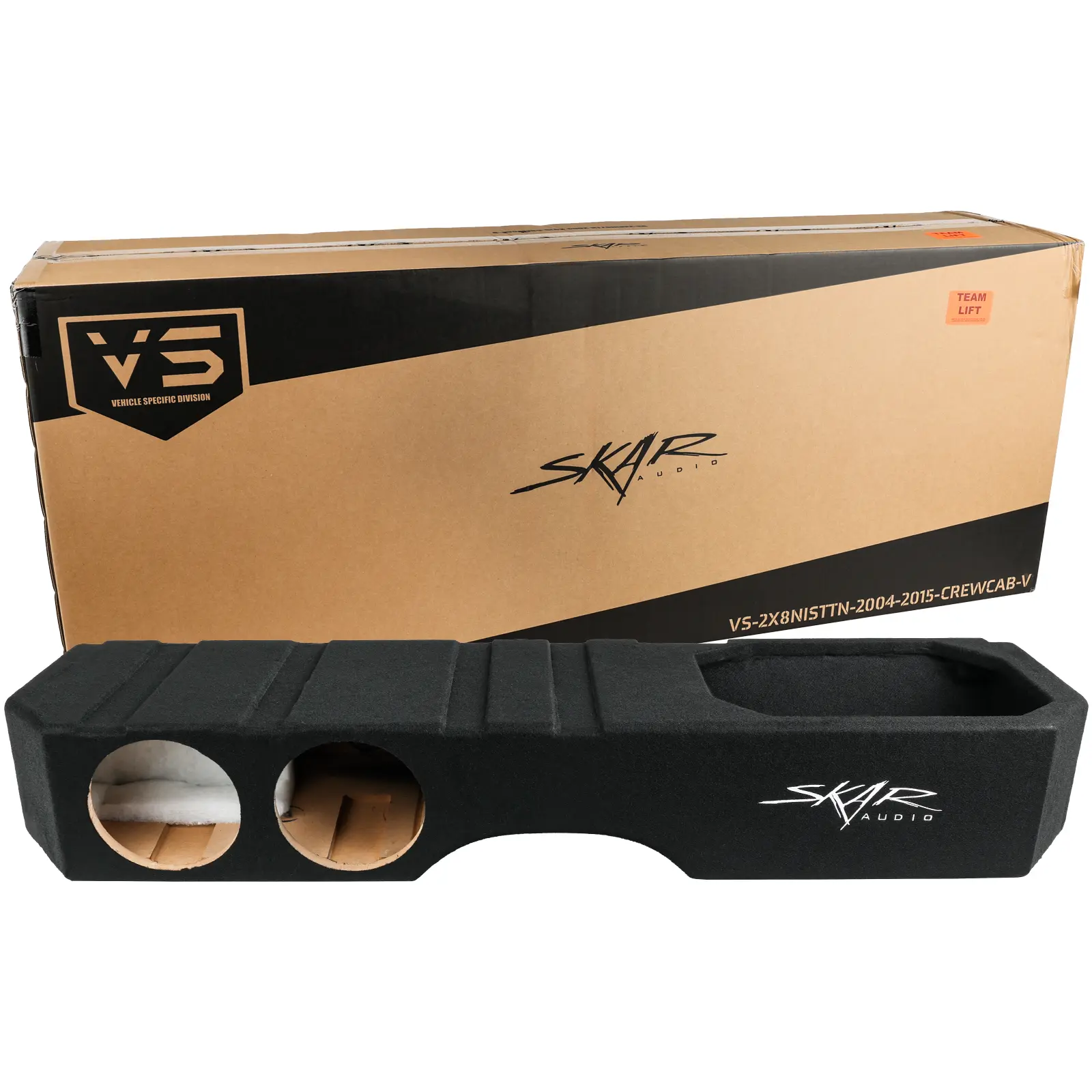 2004-2015 Nissan Titan Crew Cab Compatible Dual 8" Ported Subwoofer Enclosure #9