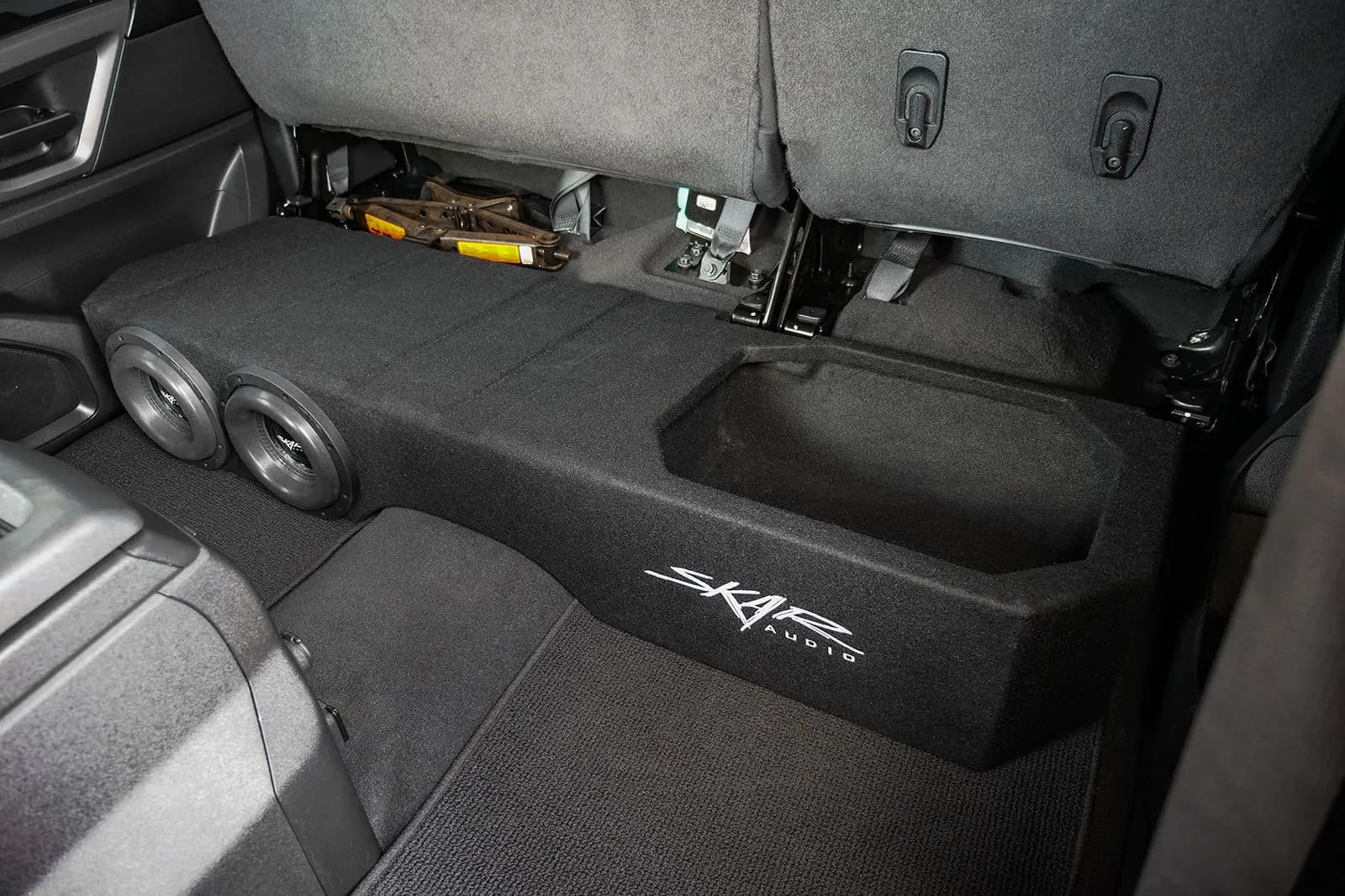 Featured Product Photo 13 for 2004-2015 Nissan Titan Crew Cab Compatible Dual 8" Ported Subwoofer Enclosure