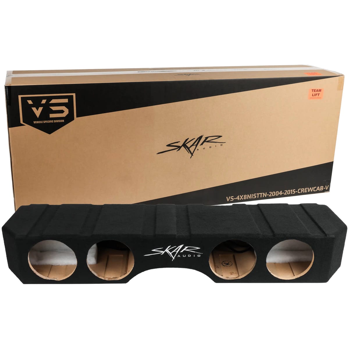 2004-2015 Nissan Titan Crew Cab Compatible Quad 8" Ported Subwoofer Enclosure #9