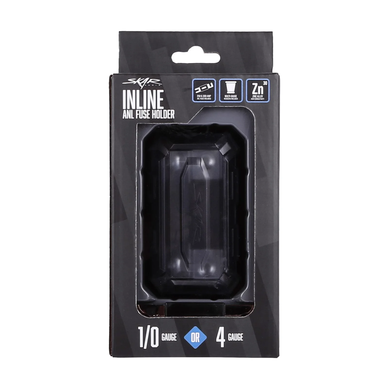 SK-FUSE-BLK-PROANL | 1/0 or 4 Gauge Pro Series Inline ANL Fuse Holder #9