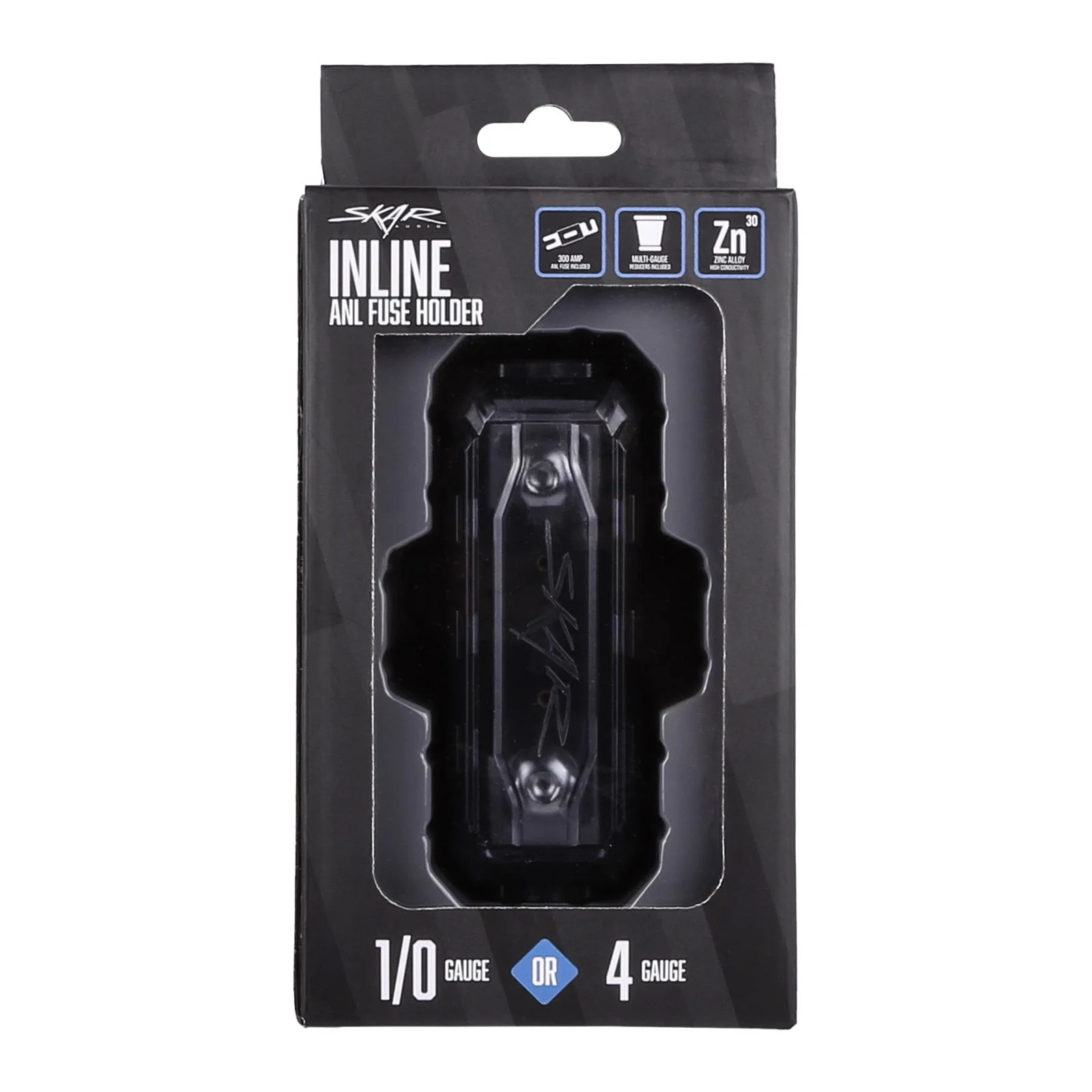 SK-INLINE-FUSEANL300 | 1/0 or 4 Gauge Inline ANL Fuse Holder - 300 Amp ANL Fuse #9